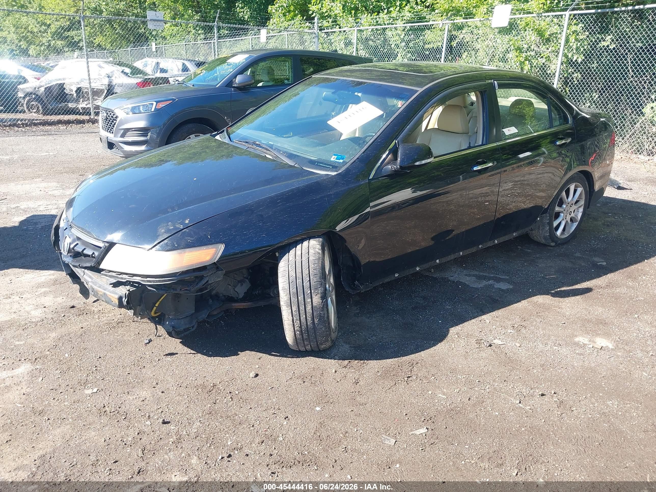 2006 Acura Tsx   Black vin: JH4CL96896C013437