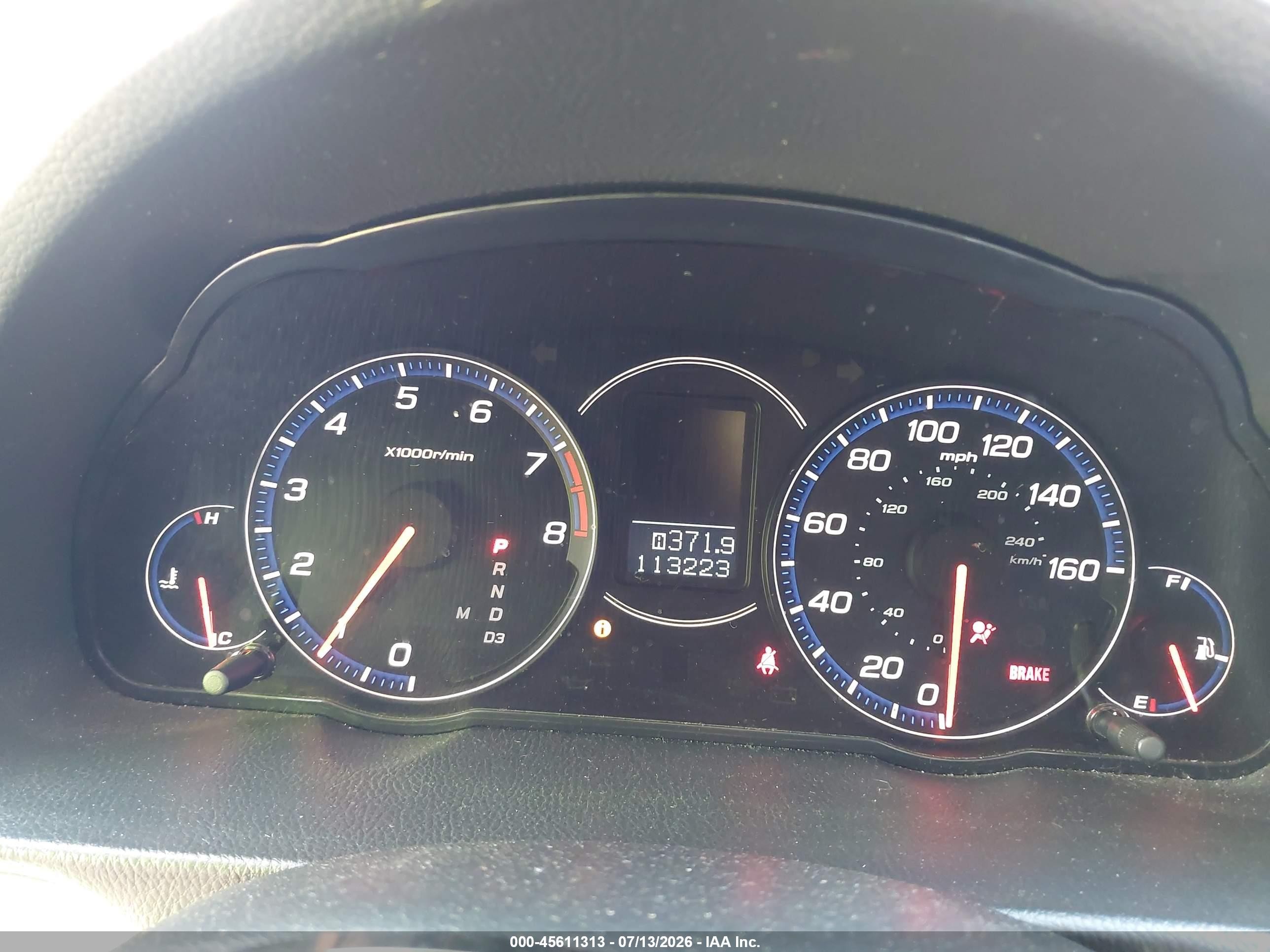 2006 Acura Tsx   Light Blue vin: JH4CL96896C013860