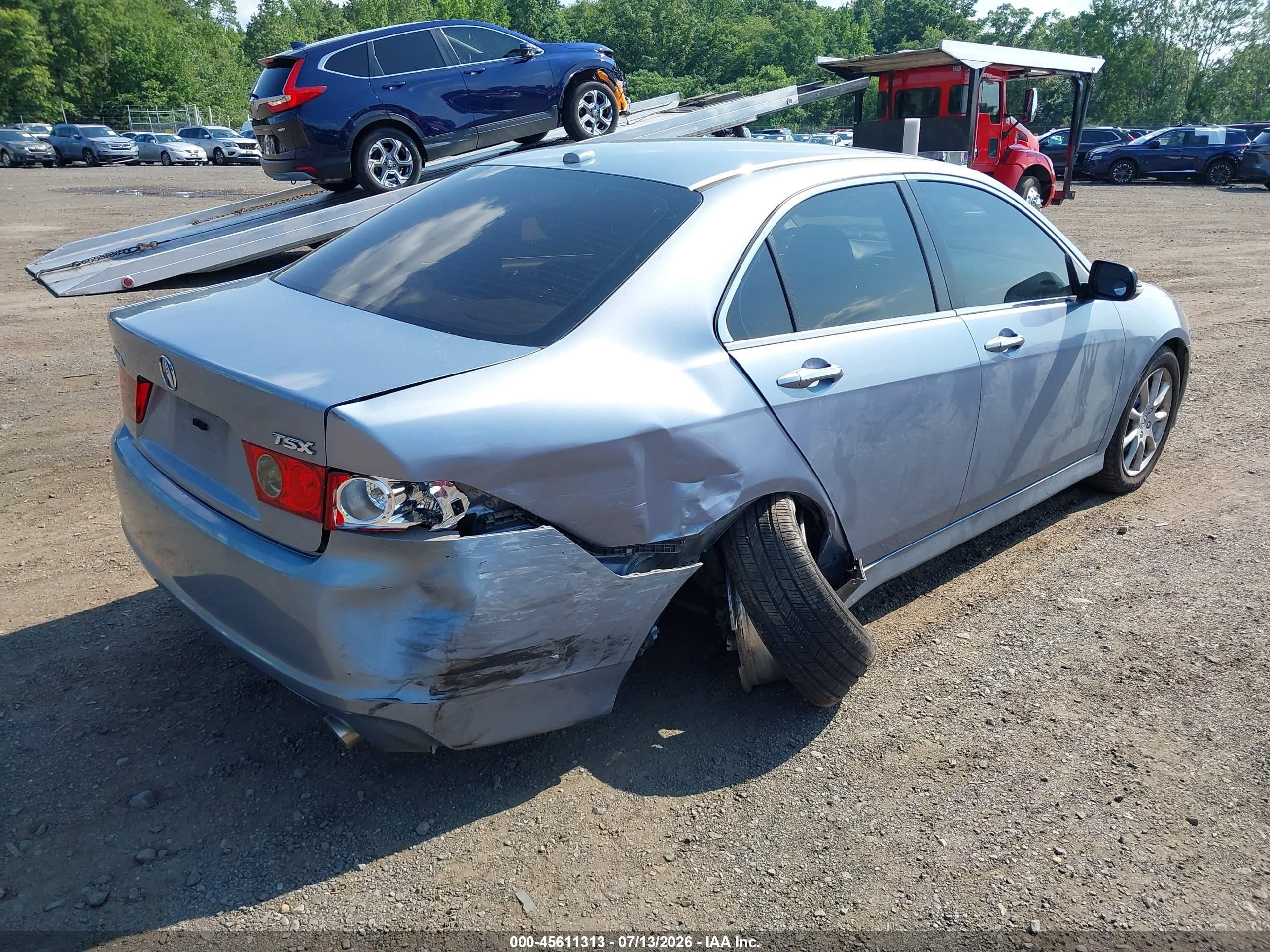 2006 Acura Tsx   Light Blue vin: JH4CL96896C013860