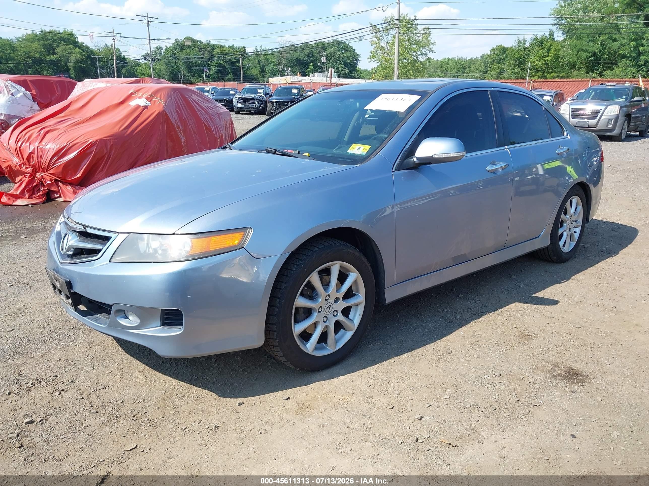 2006 Acura Tsx   Light Blue vin: JH4CL96896C013860