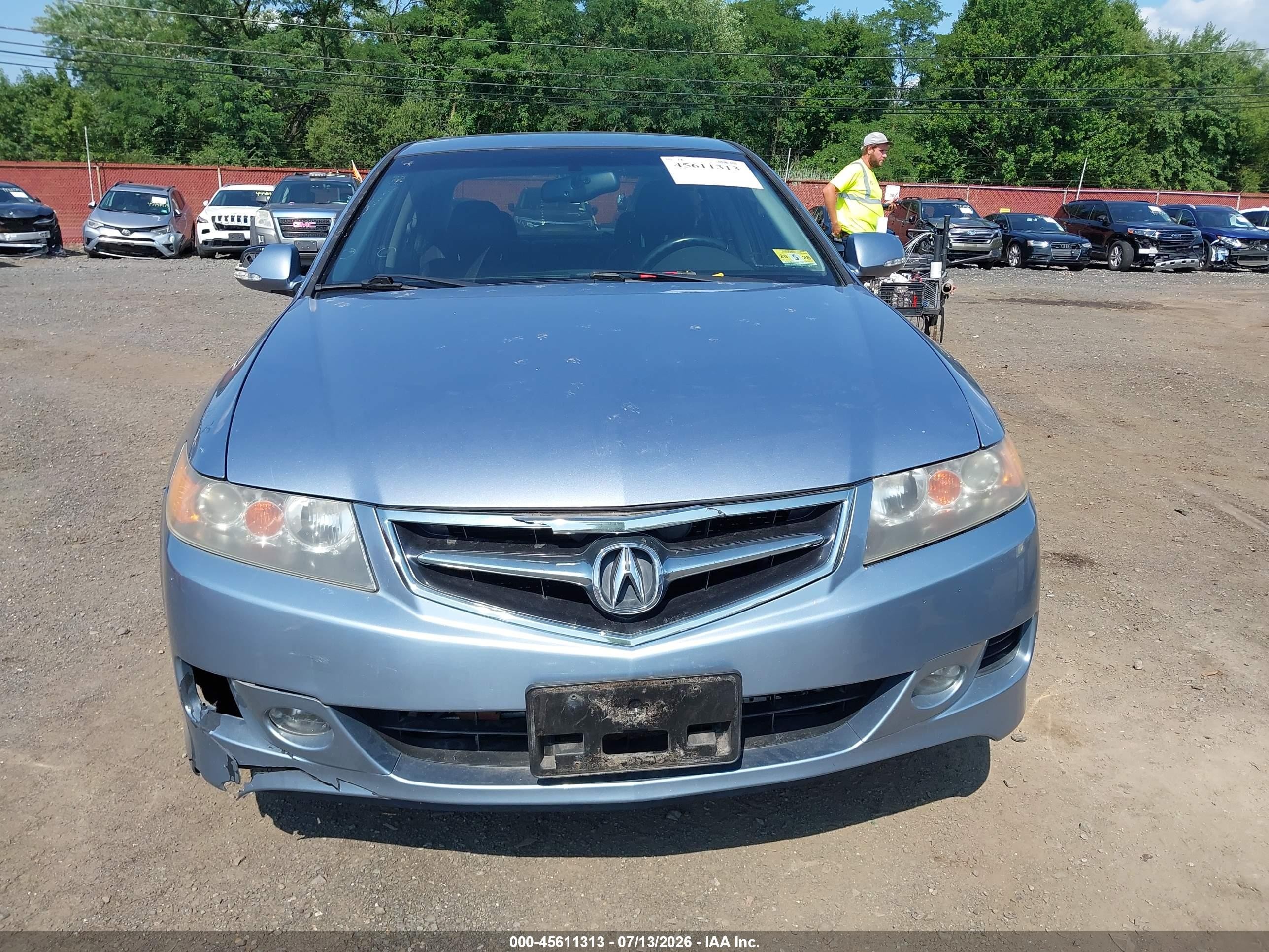 2006 Acura Tsx   Light Blue vin: JH4CL96896C013860