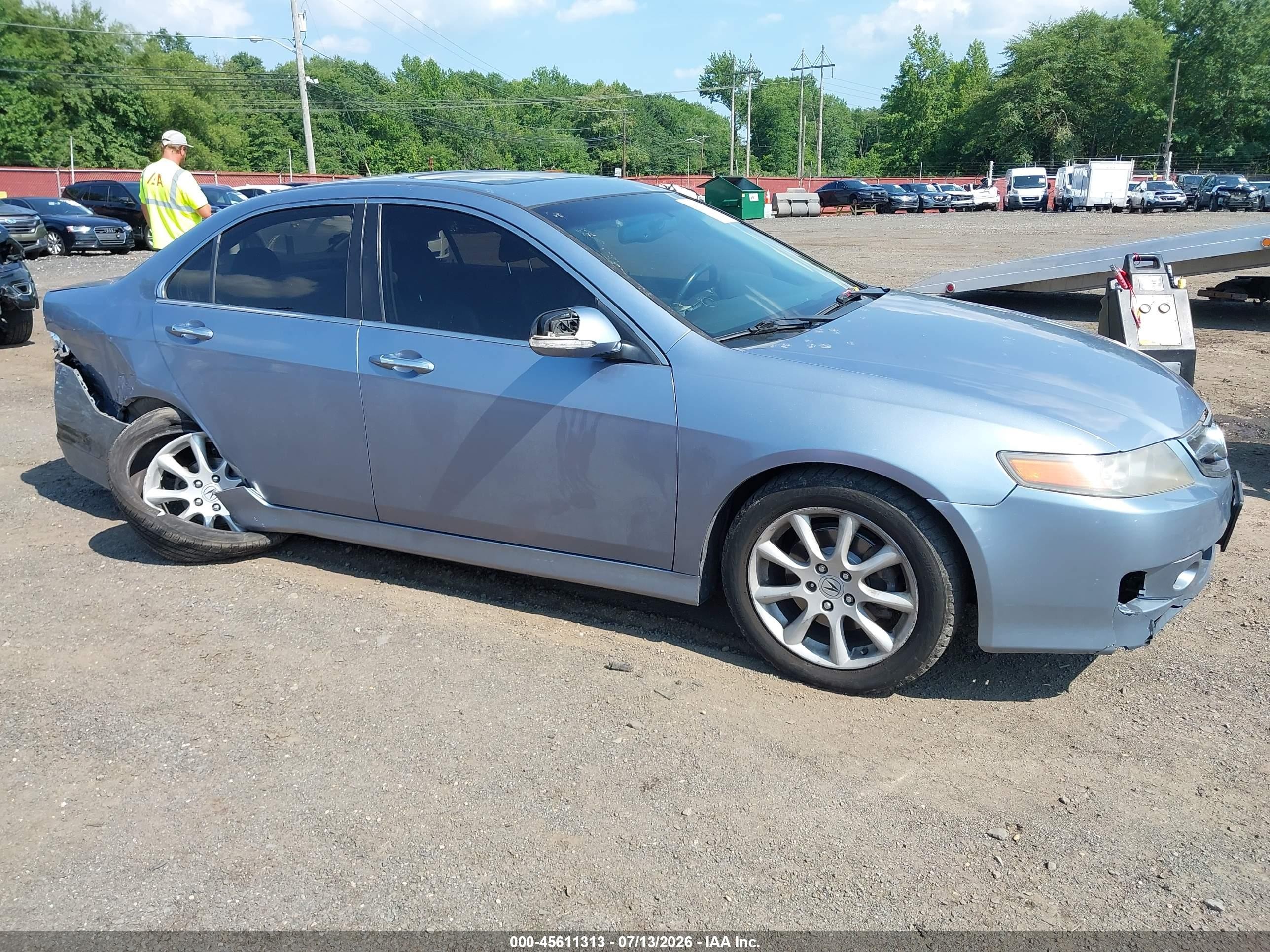 2006 Acura Tsx   Light Blue vin: JH4CL96896C013860