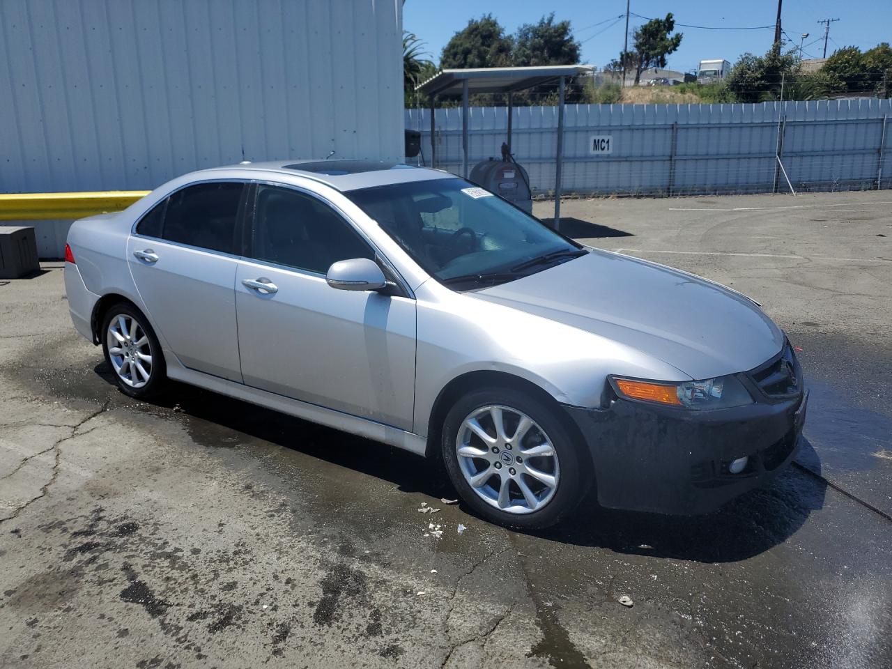 2006 Acura Tsx Silver vin: JH4CL96896C022011 Damage: Right Front Fender, Dent(S) W/ Paint Dmg, 3 To 4 Inches