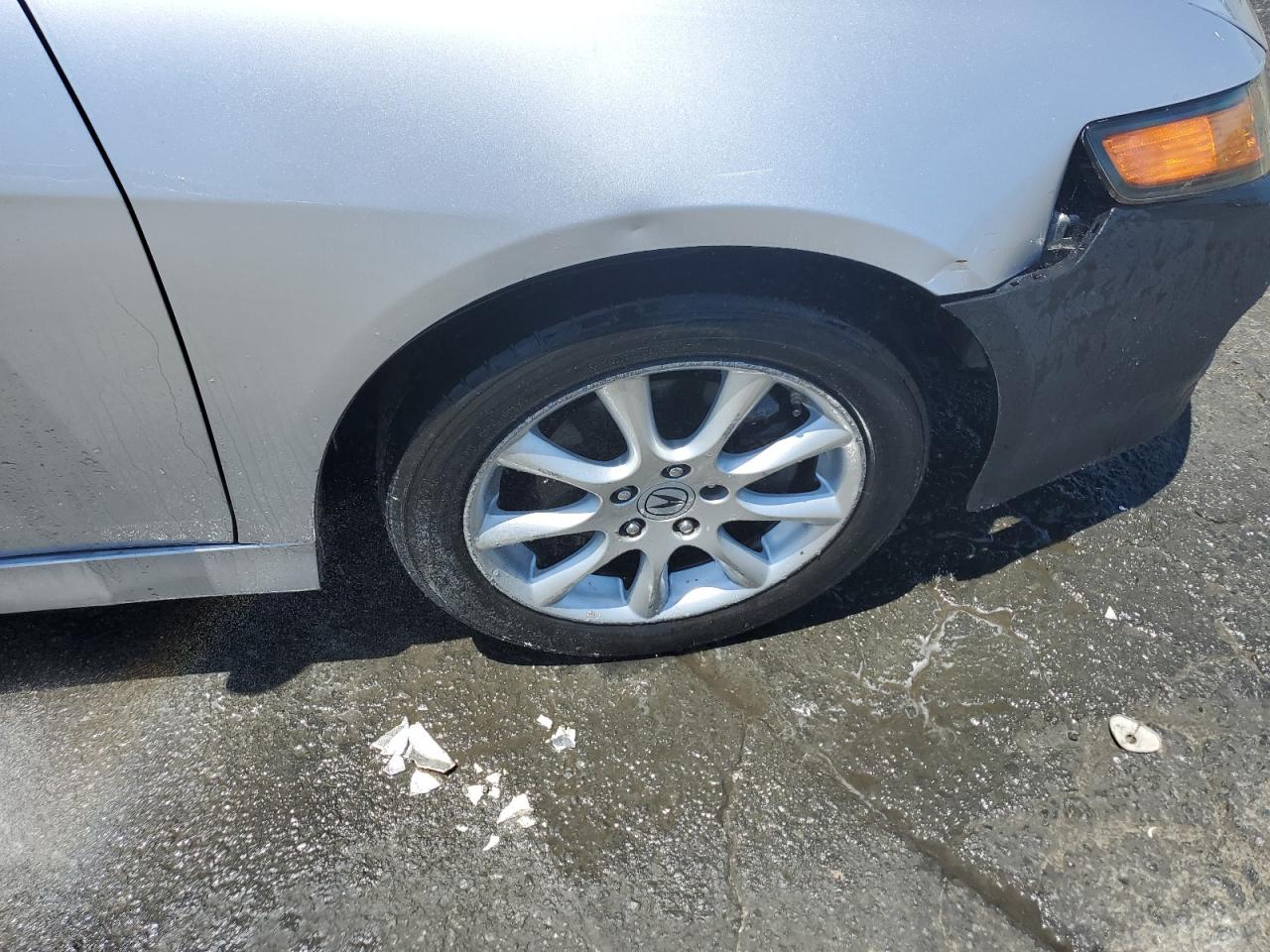 2006 Acura Tsx Silver vin: JH4CL96896C022011 Damage: Right Front Wheel, Curb Rash, > 12 Inches