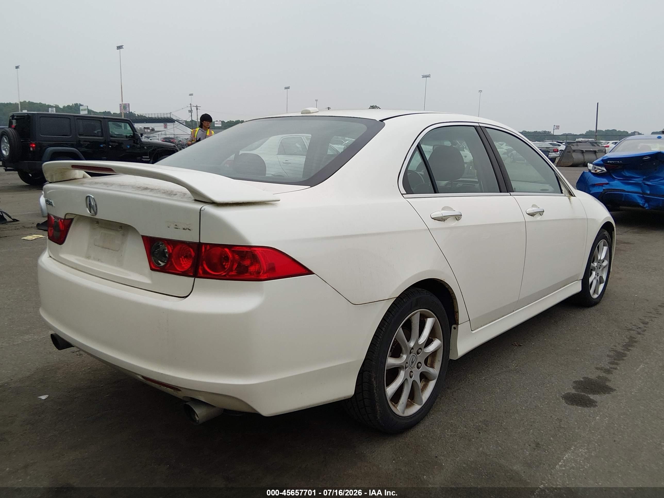 2006 Acura Tsx   Белый vin: JH4CL96896C036622