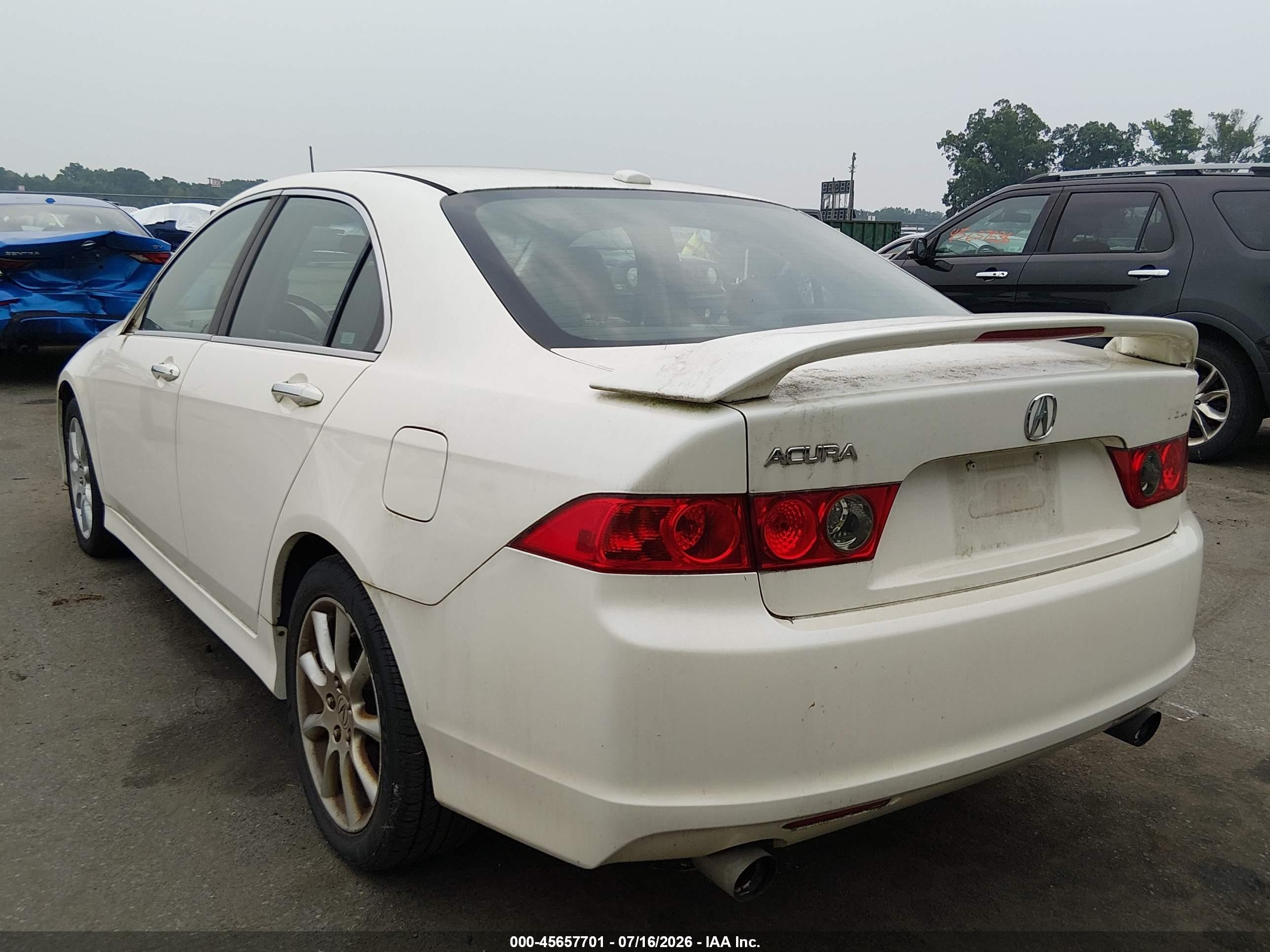 2006 Acura Tsx   Белый vin: JH4CL96896C036622