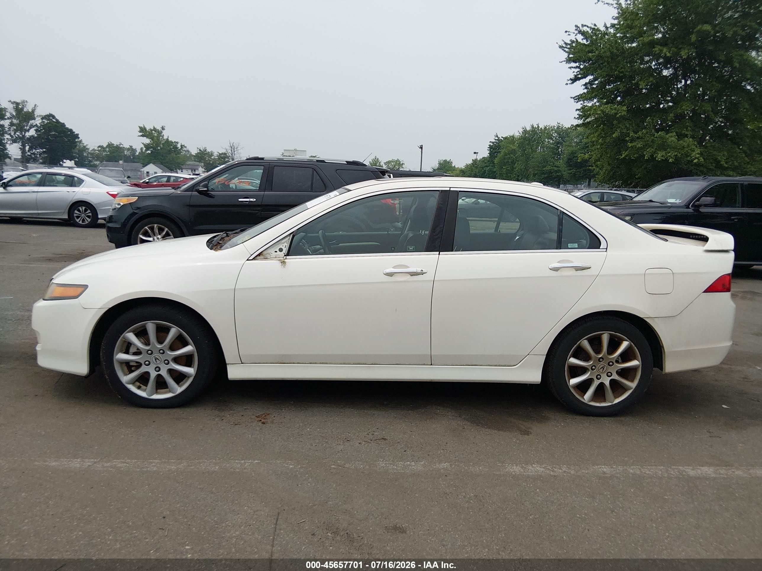 2006 Acura Tsx   Белый vin: JH4CL96896C036622