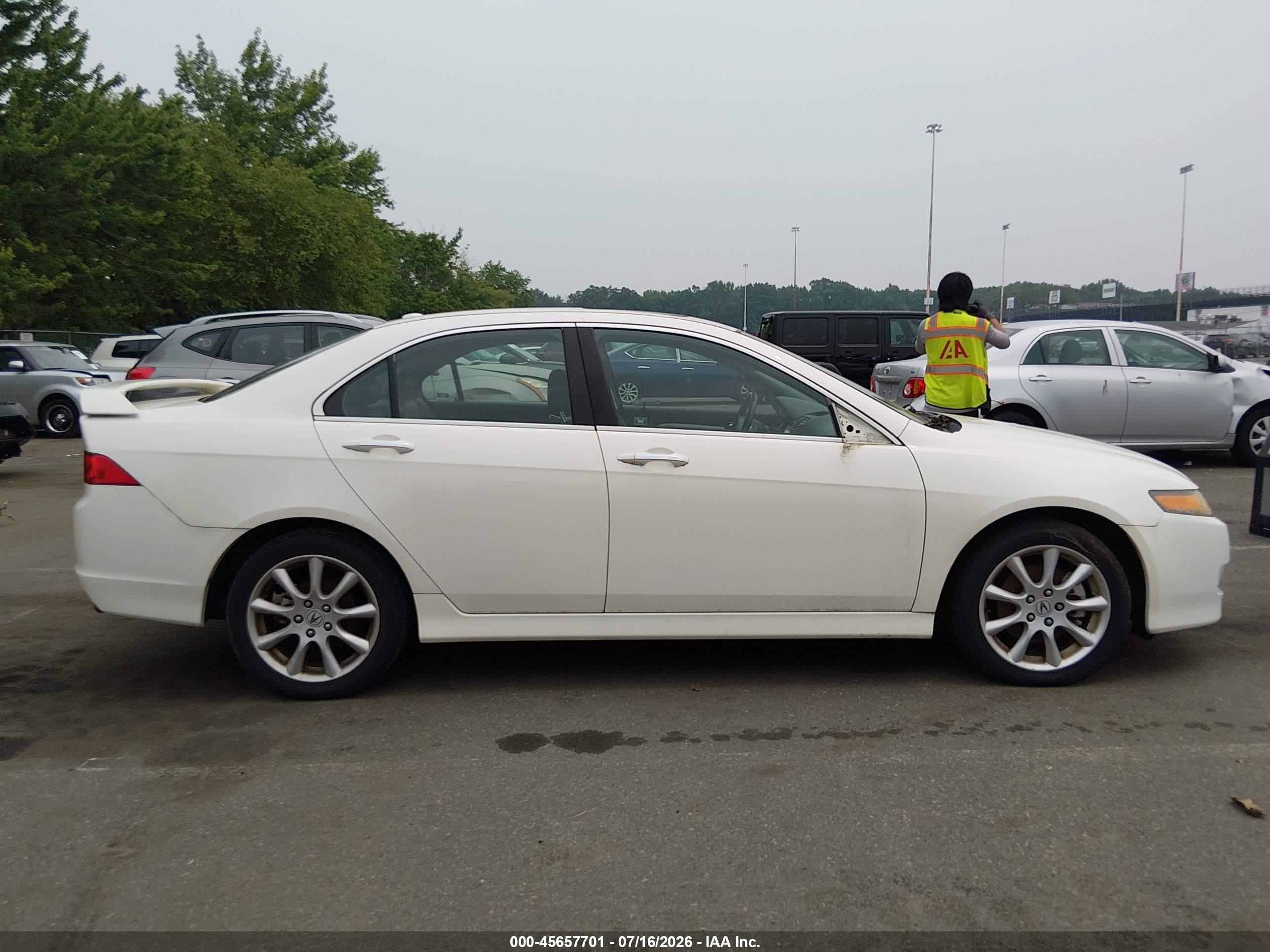 2006 Acura Tsx   Белый vin: JH4CL96896C036622