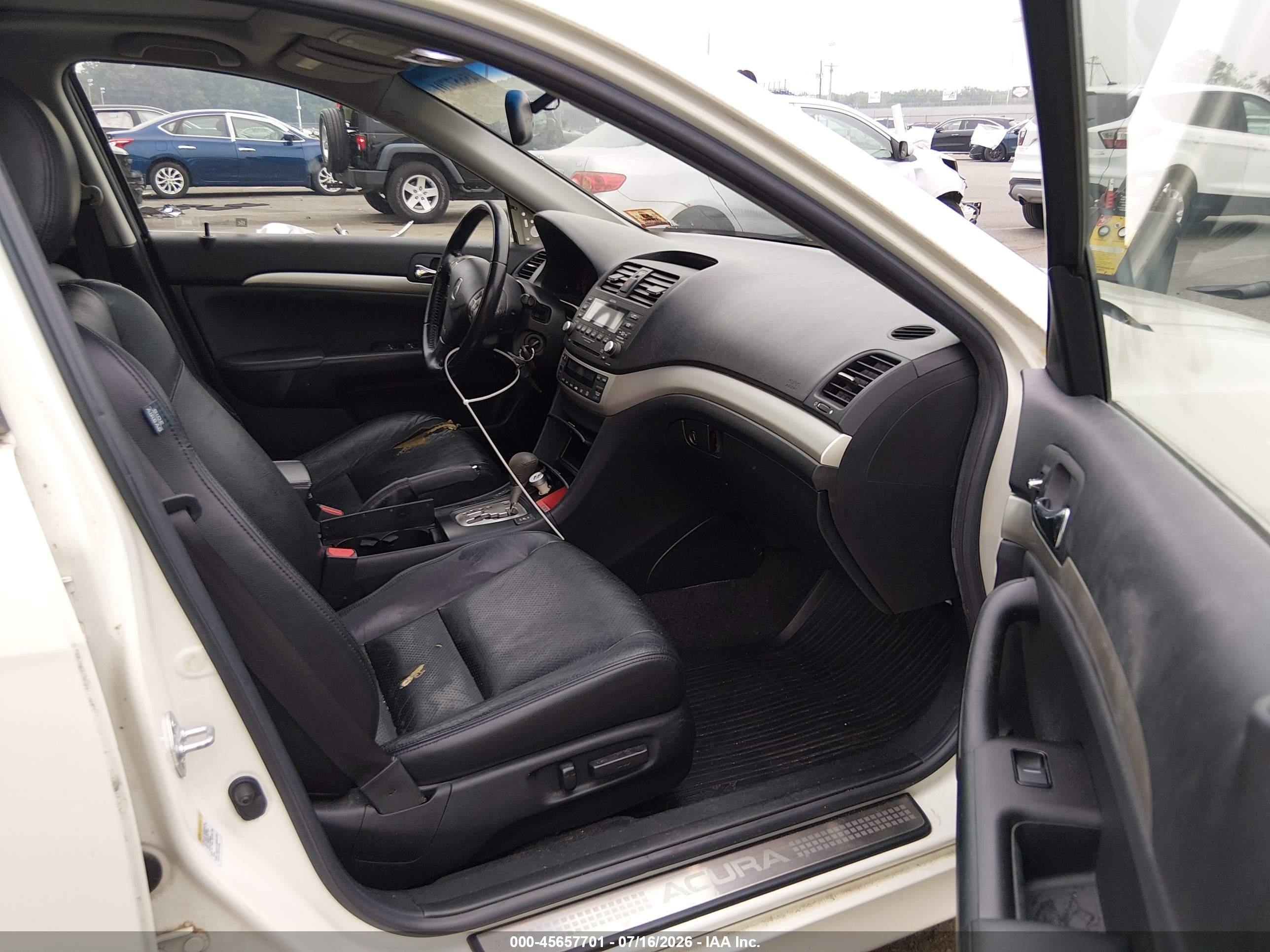 2006 Acura Tsx   Белый vin: JH4CL96896C036622