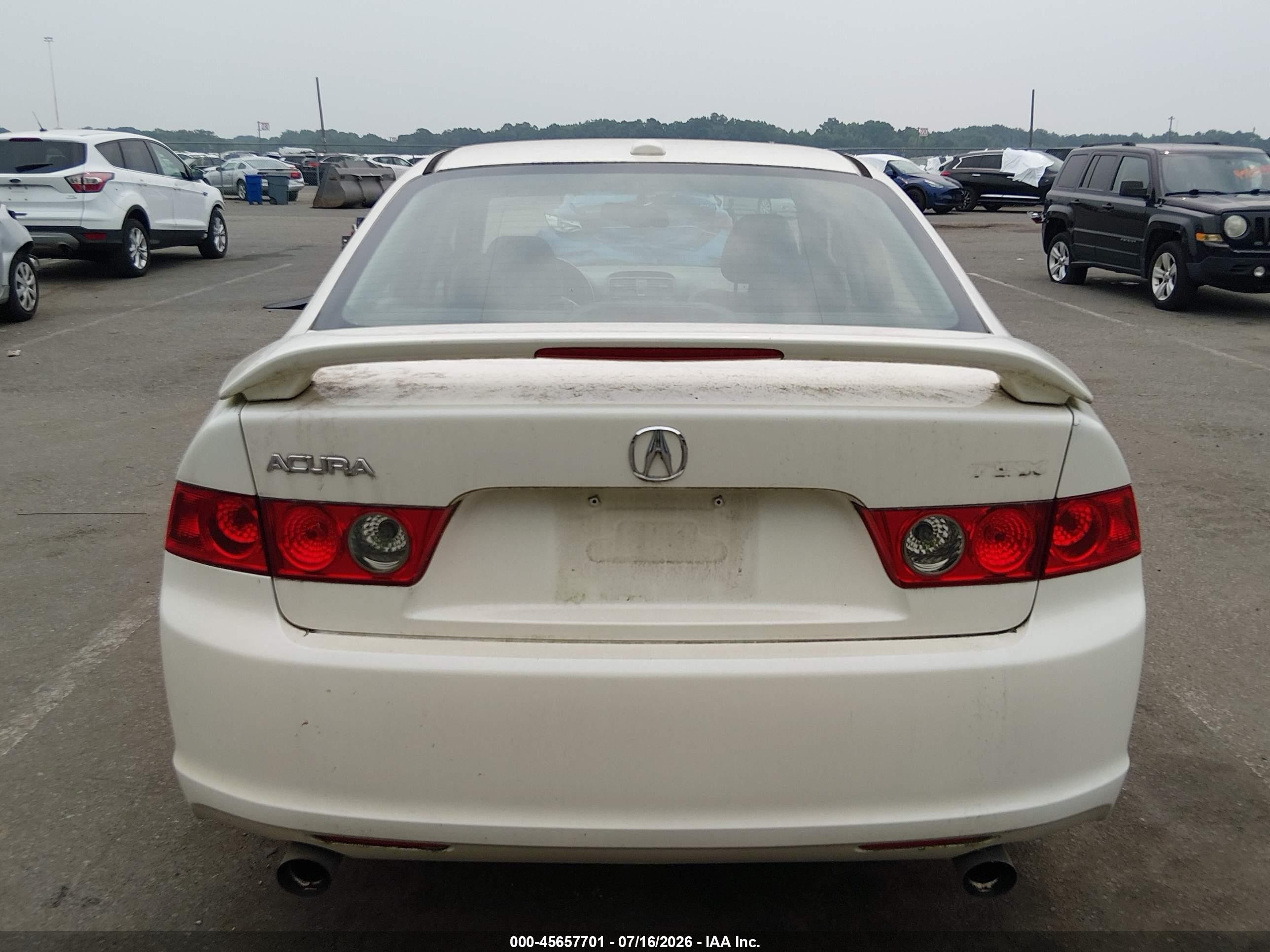 2006 Acura Tsx   Белый vin: JH4CL96896C036622