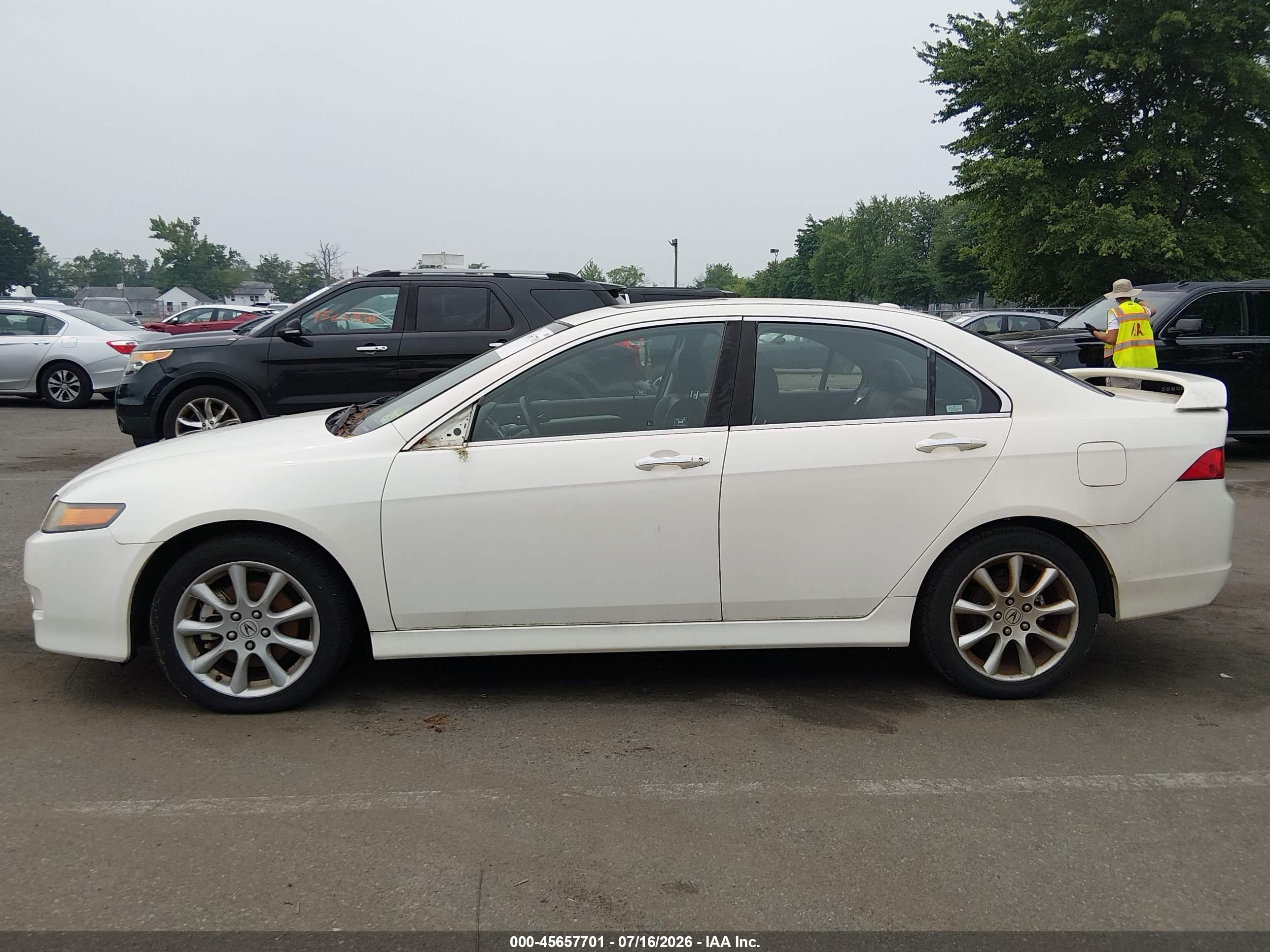 2006 Acura Tsx   Белый vin: JH4CL96896C036622
