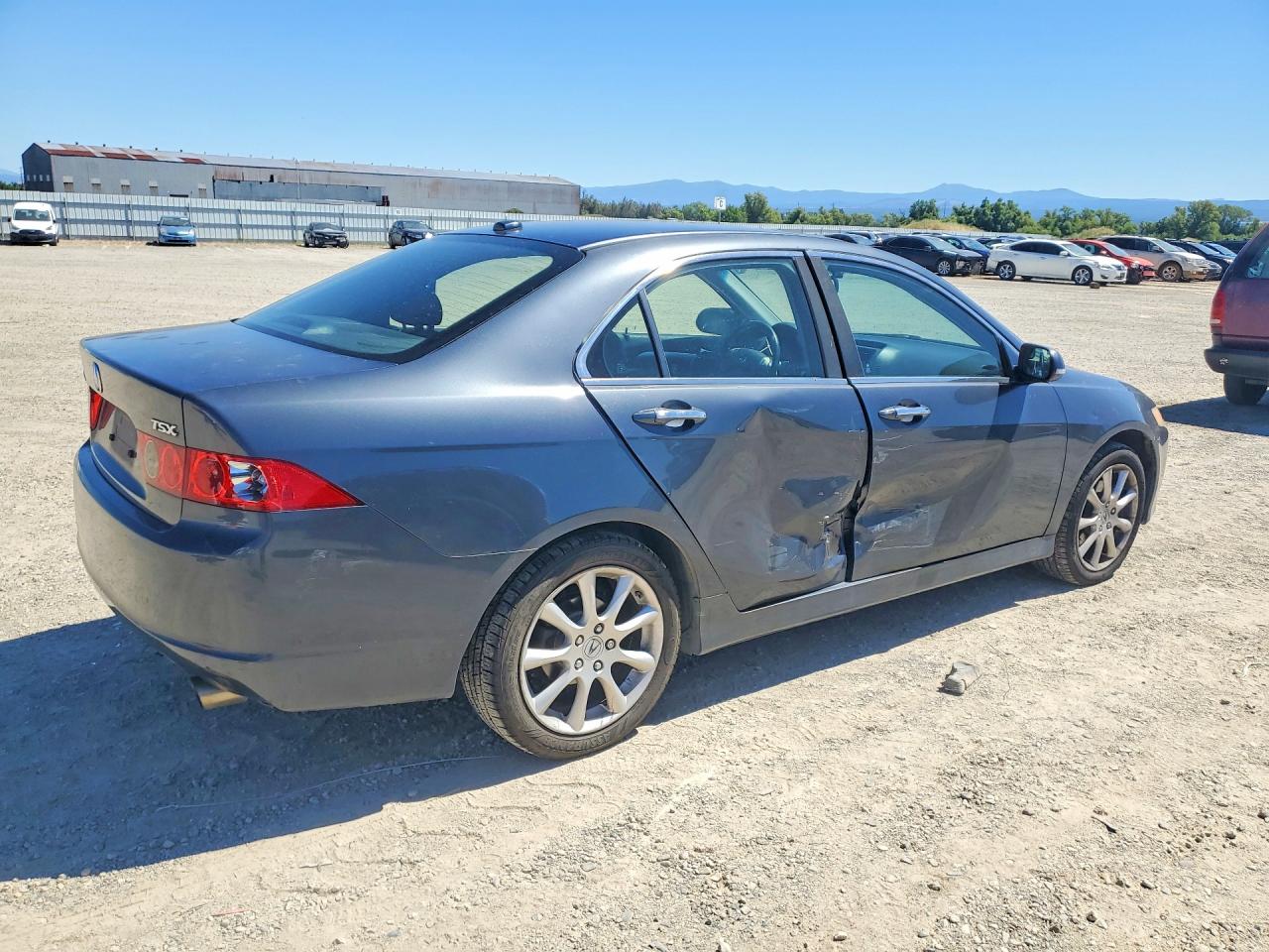 2007 Acura Tsx Gray vin: JH4CL96897C013617