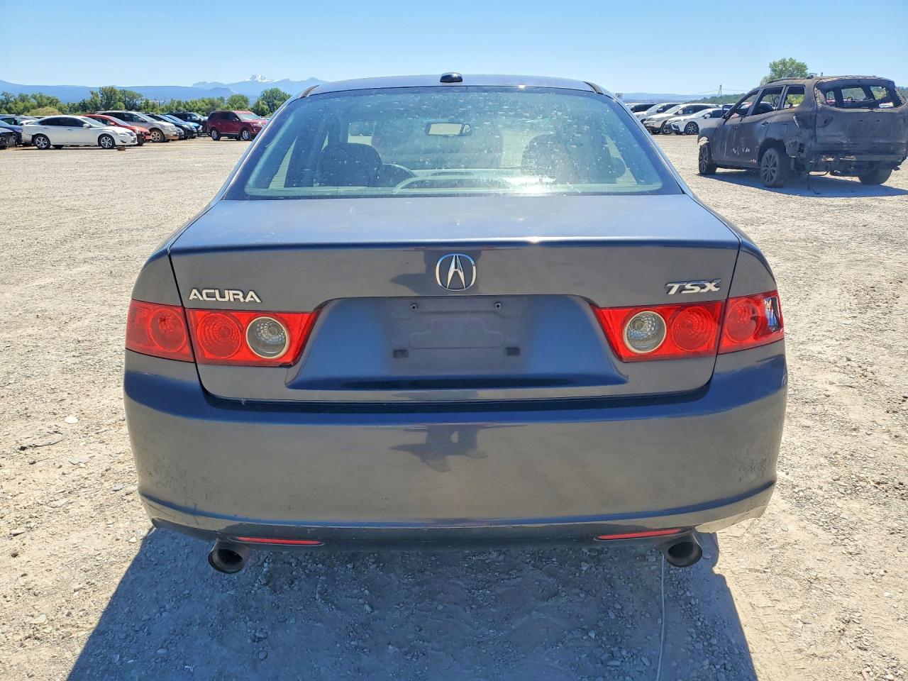 2007 Acura Tsx Gray vin: JH4CL96897C013617