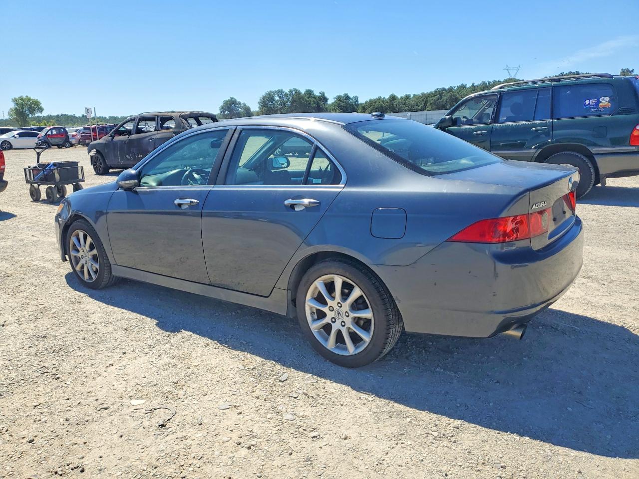 2007 Acura Tsx Gray vin: JH4CL96897C013617