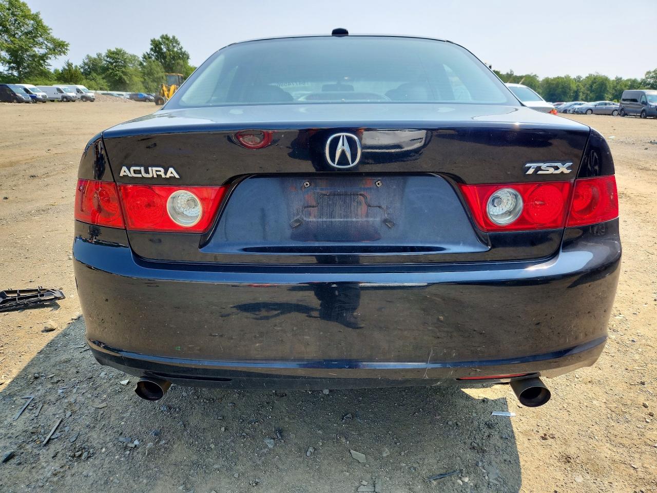 2008 Acura Tsx Black vin: JH4CL96898C000190