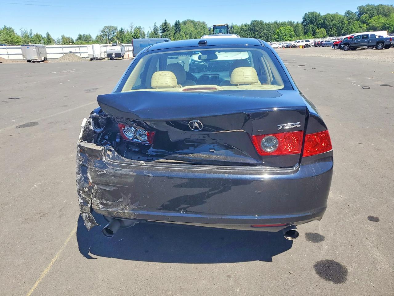 2008 Acura Tsx Черный vin: JH4CL96898C005096