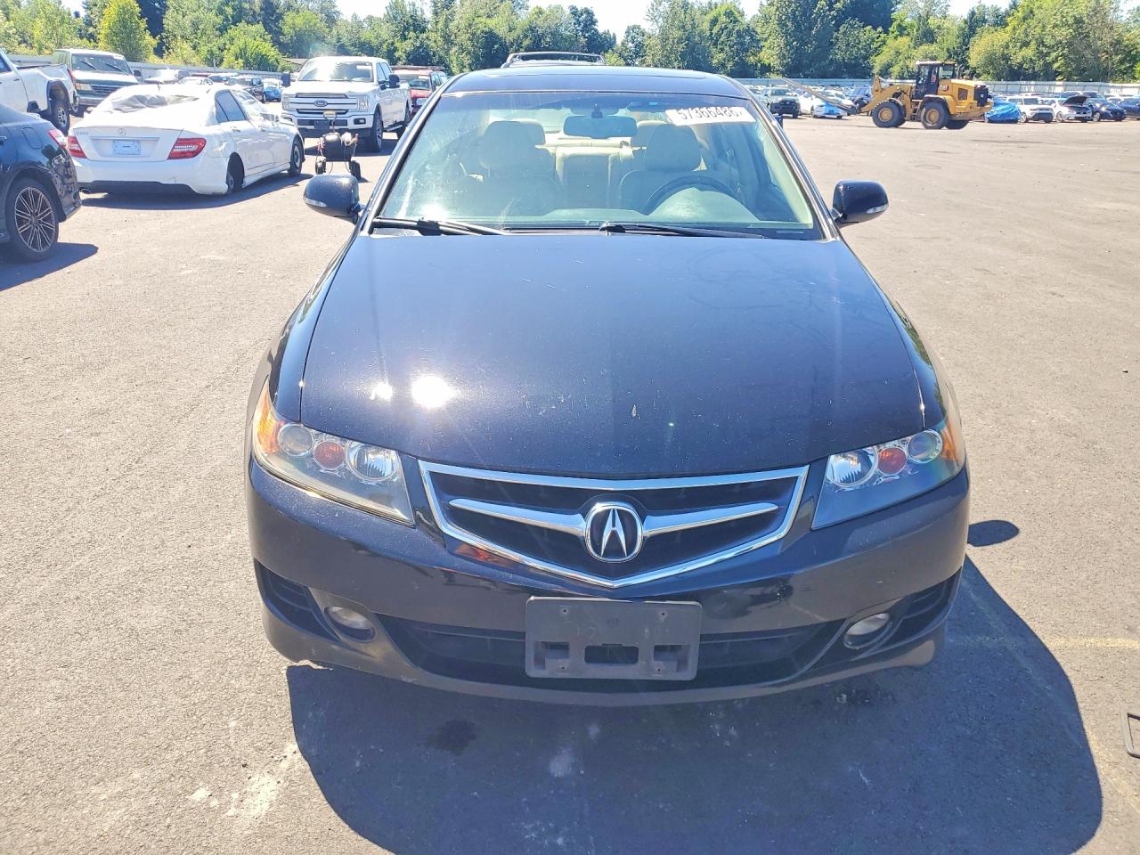 2008 Acura Tsx Черный vin: JH4CL96898C005096