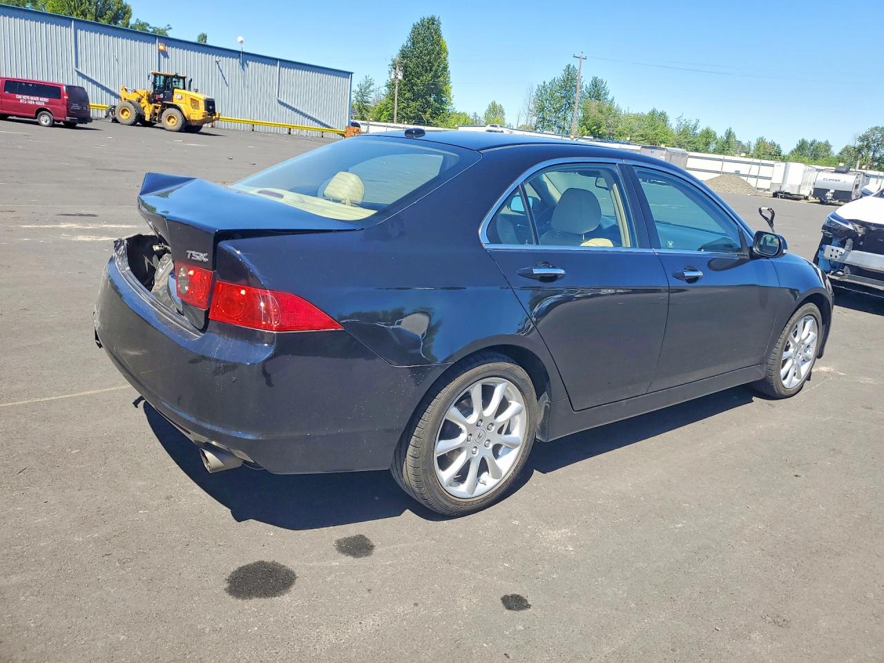 2008 Acura Tsx Черный vin: JH4CL96898C005096
