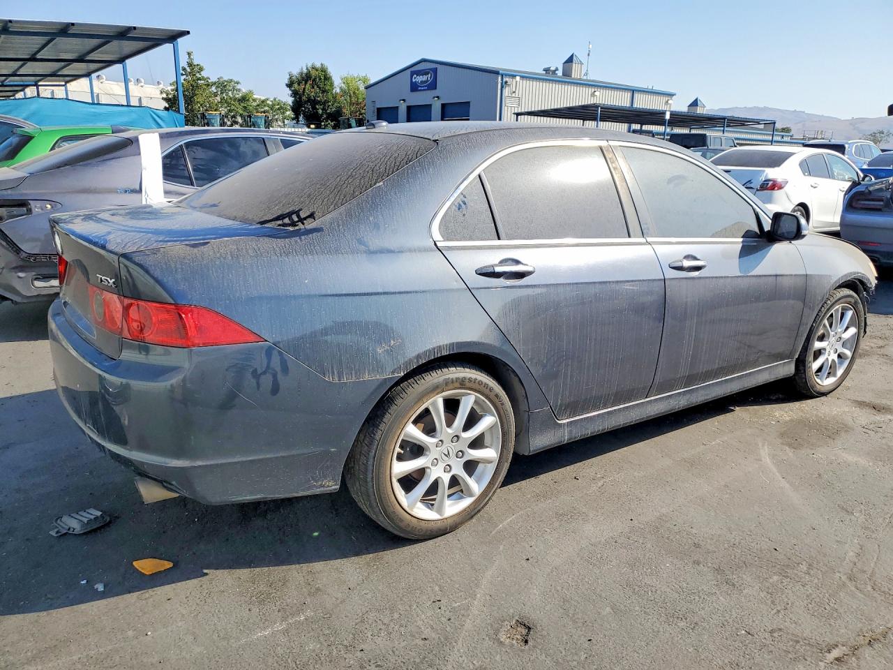 2008 Acura Tsx Charcoal vin: JH4CL96898C006619