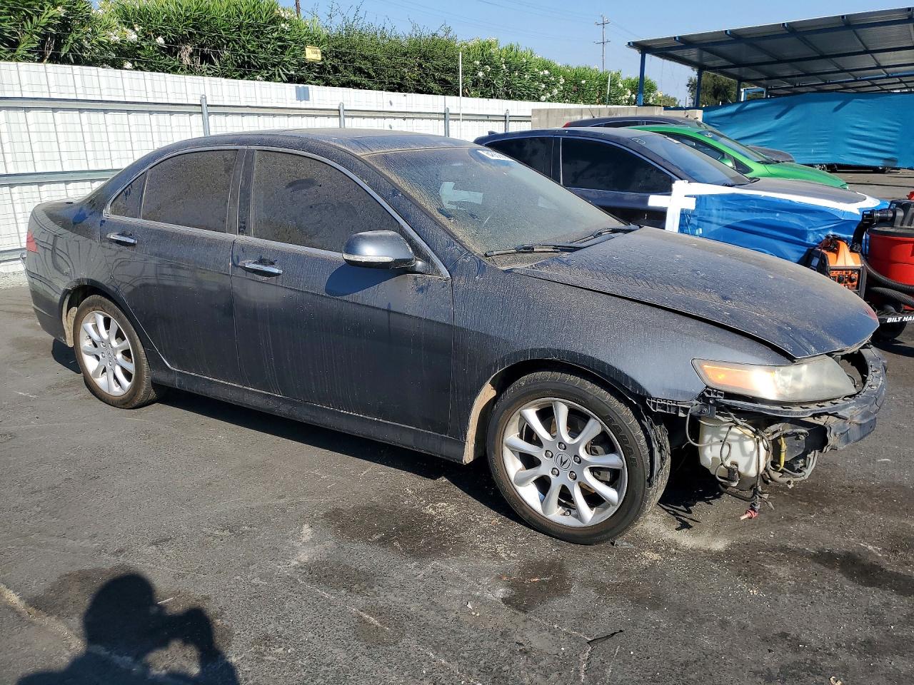 2008 Acura Tsx Charcoal vin: JH4CL96898C006619