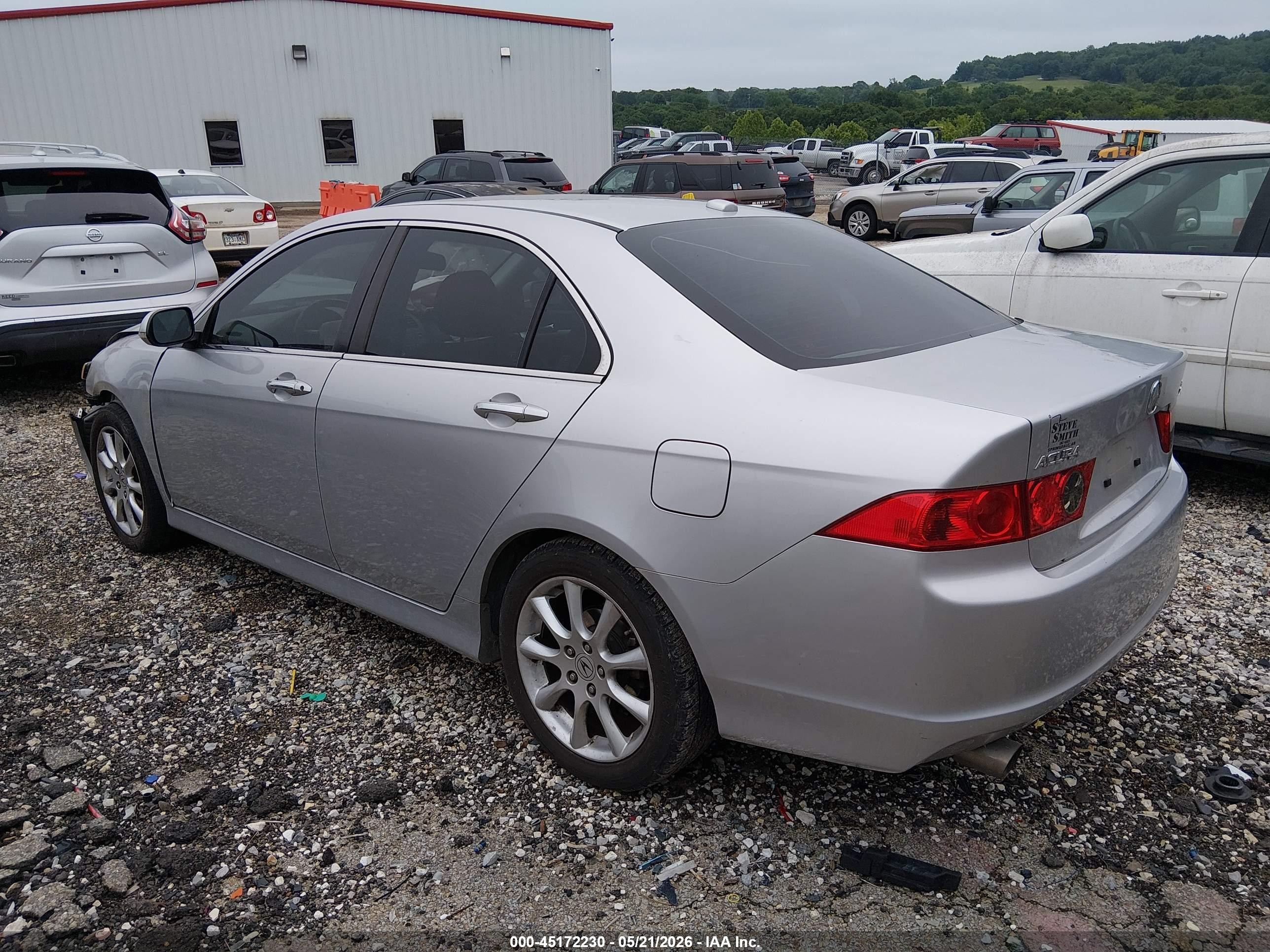2008 Acura Tsx   Silver vin: JH4CL96898C017300