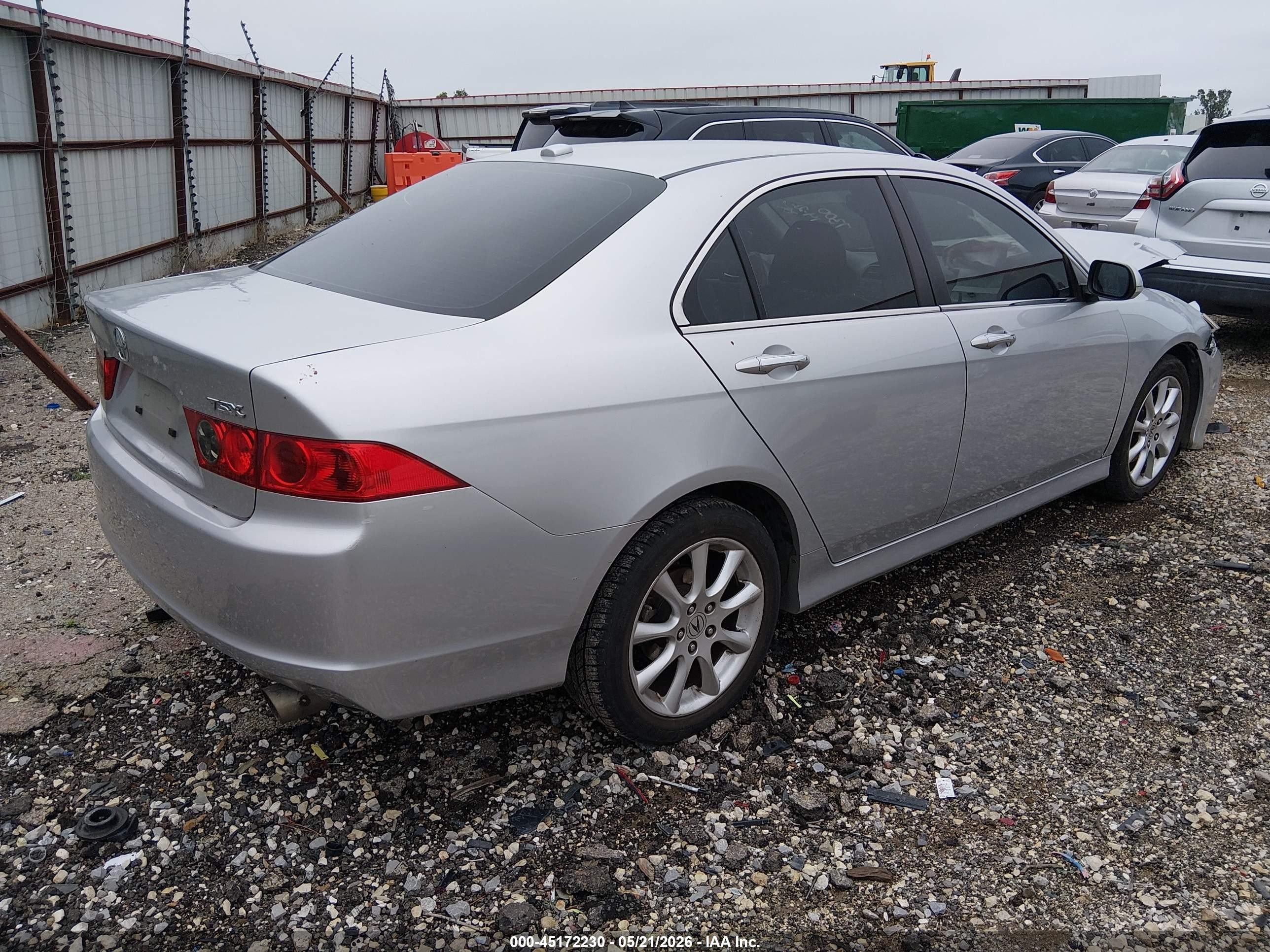 2008 Acura Tsx   Silver vin: JH4CL96898C017300