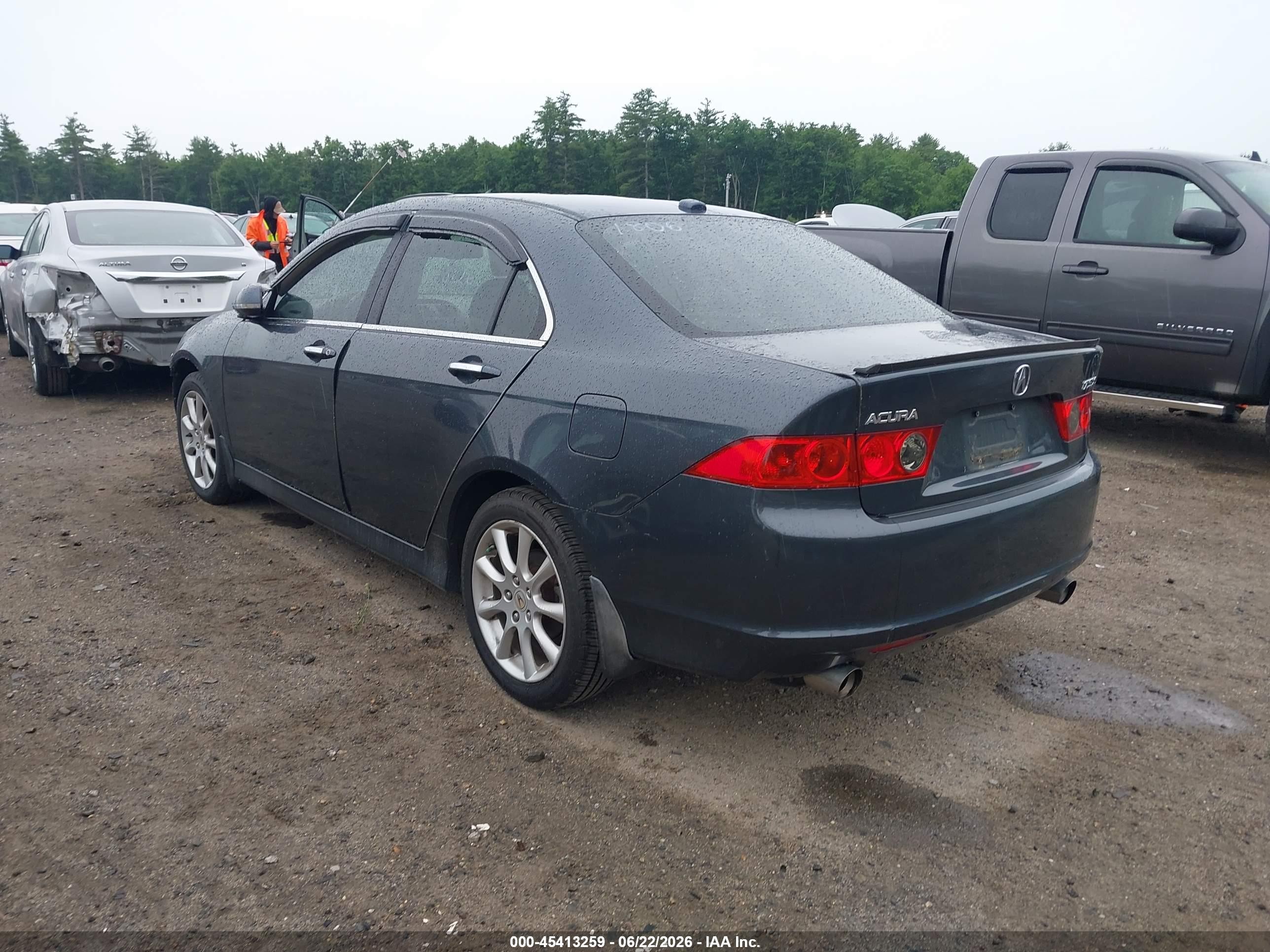2008 Acura Tsx   Gray vin: JH4CL96898C017717