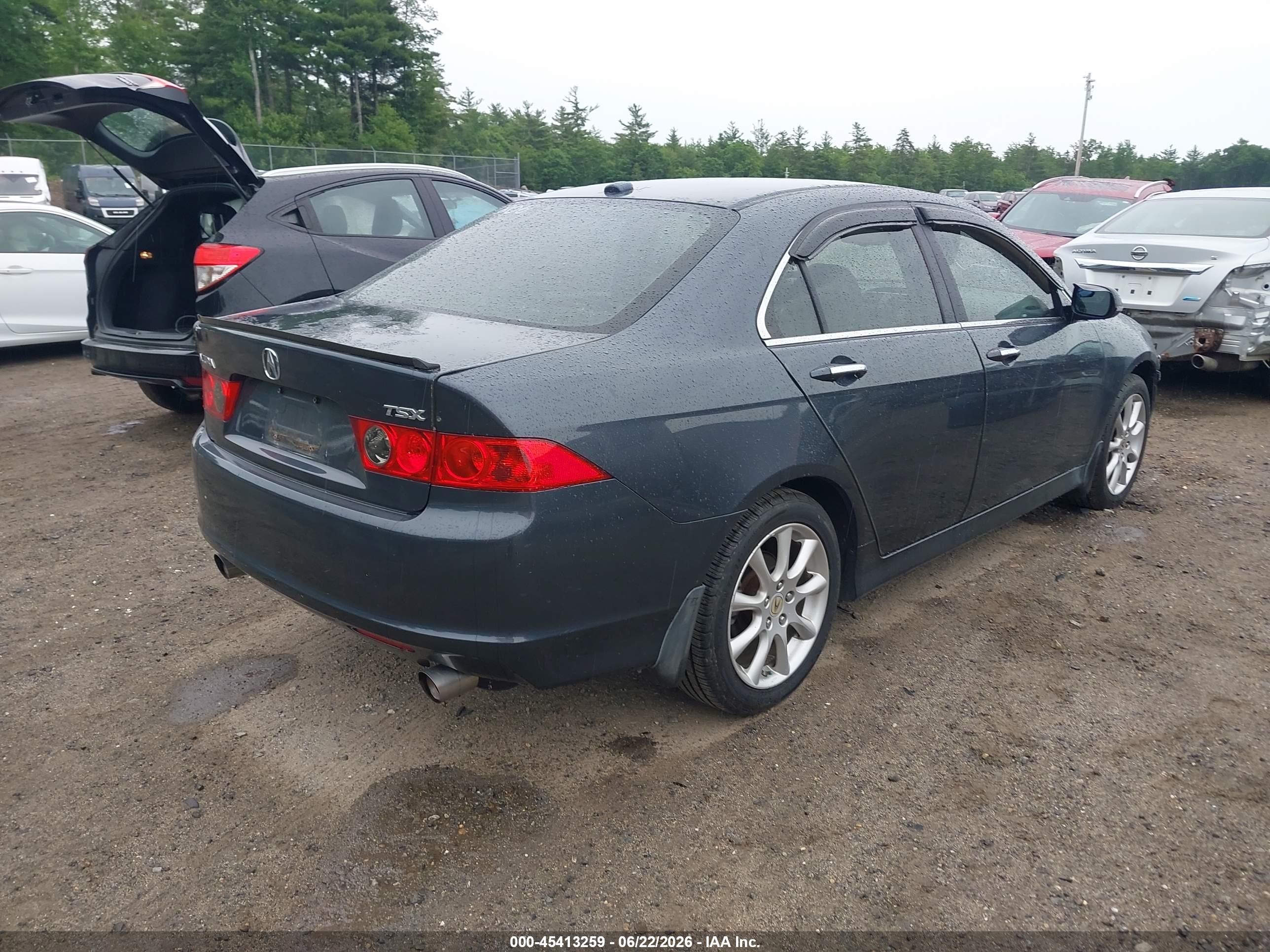 2008 Acura Tsx   Gray vin: JH4CL96898C017717