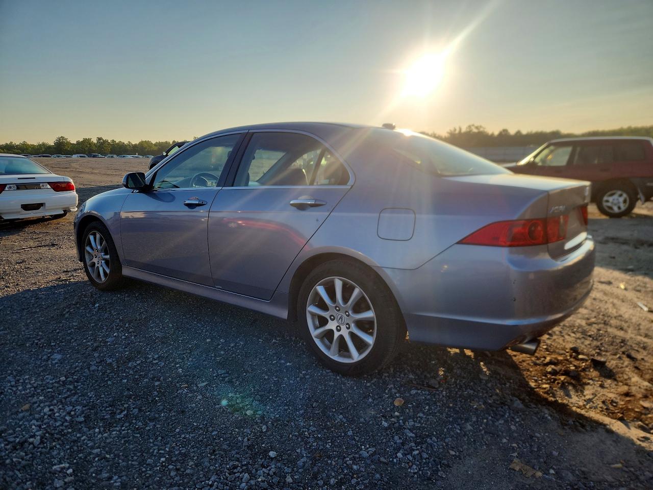 2008 Acura Tsx Blue vin: JH4CL96898C018530