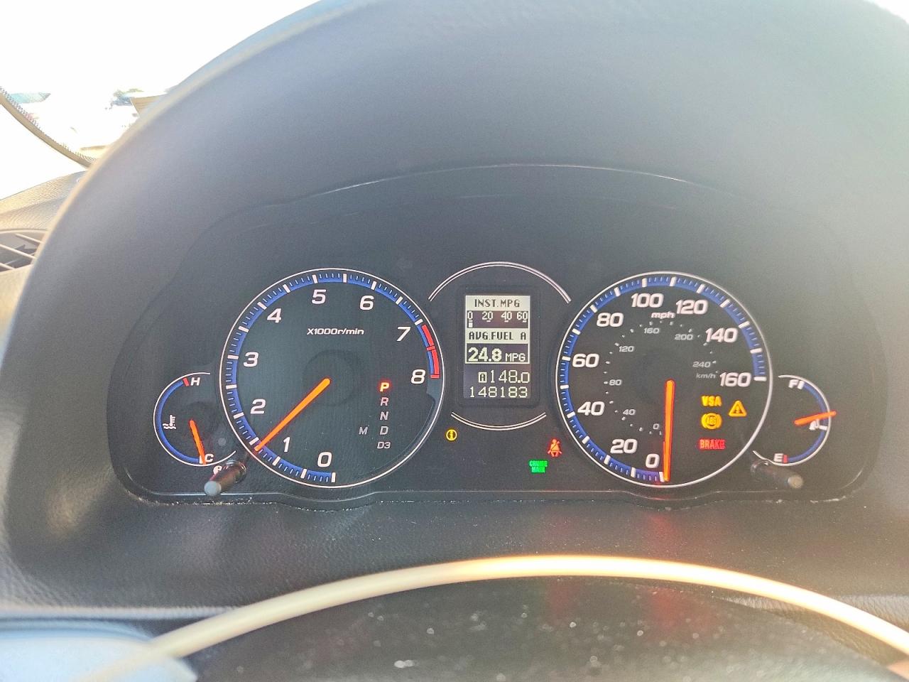 2008 Acura Tsx Blue vin: JH4CL96898C018530