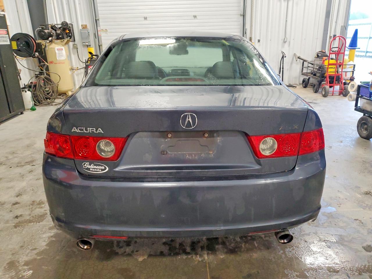 2008 Acura Tsx Gray vin: JH4CL96898C800195