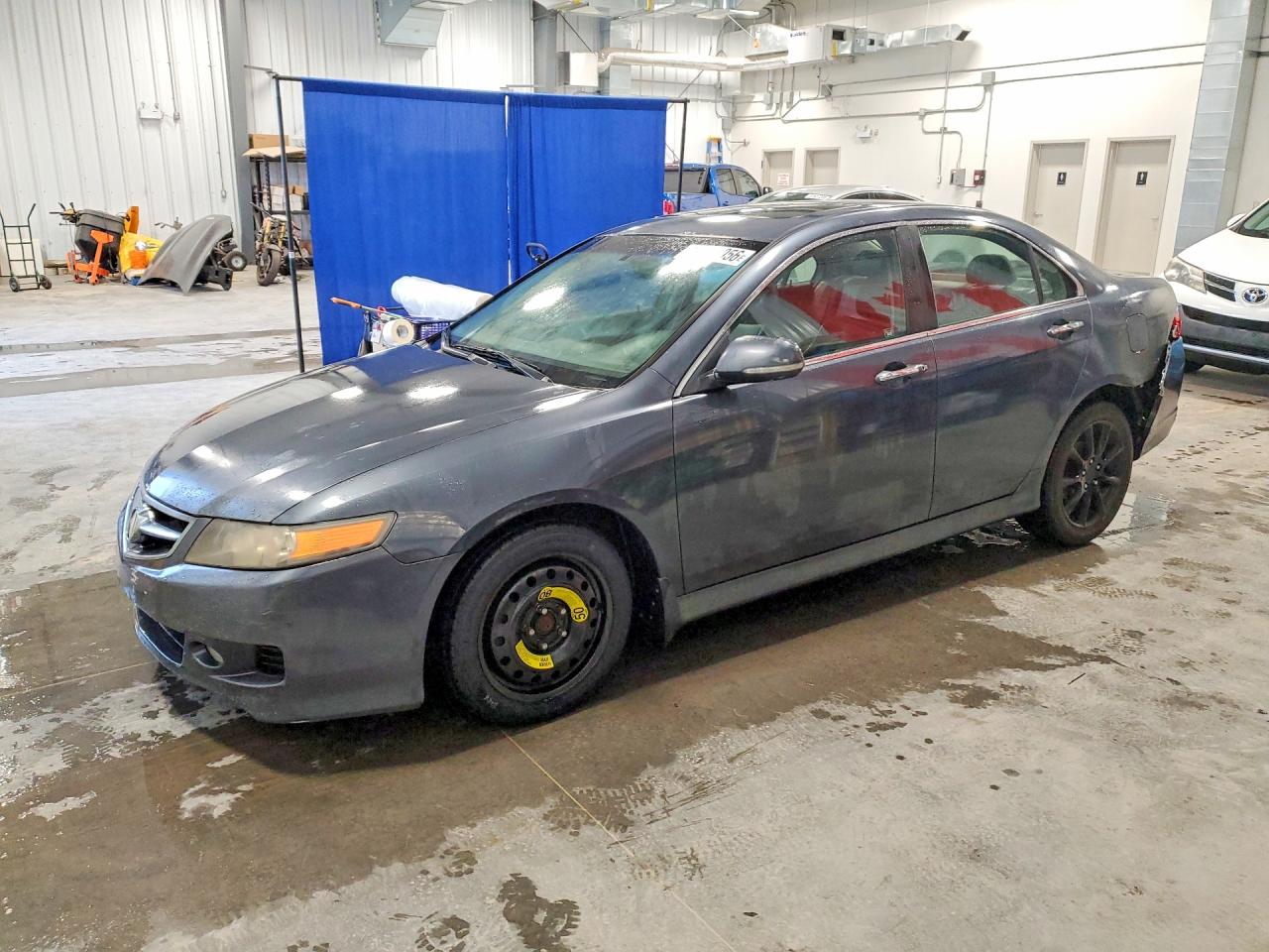 2008 Acura Tsx Gray vin: JH4CL96898C800195