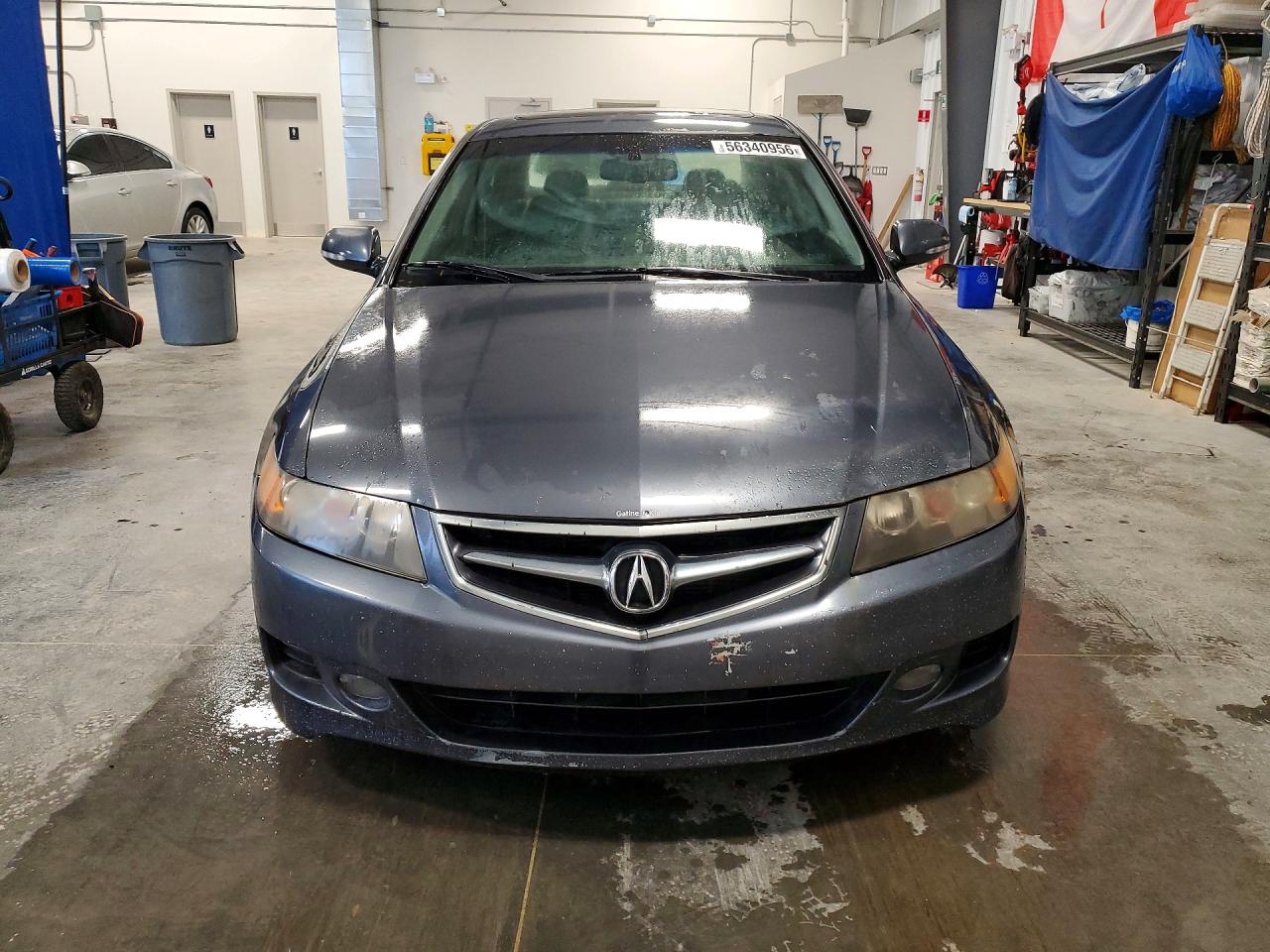 2008 Acura Tsx Gray vin: JH4CL96898C800195