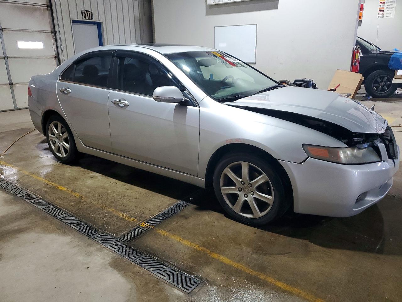 2004 Acura Tsx Gray vin: JH4CL968X4C027991