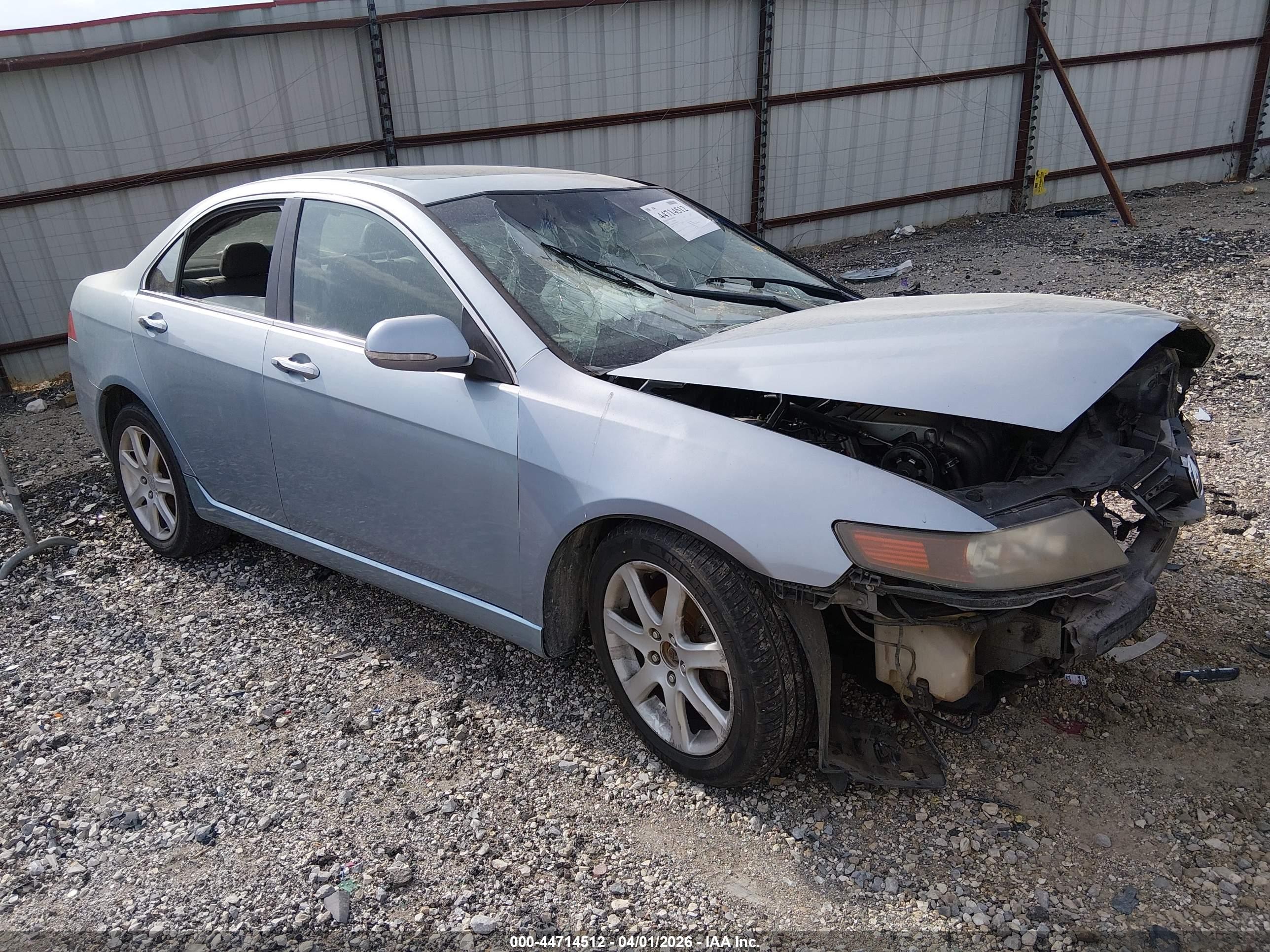 2004 Acura Tsx   Серебряный vin: JH4CL968X4C043916