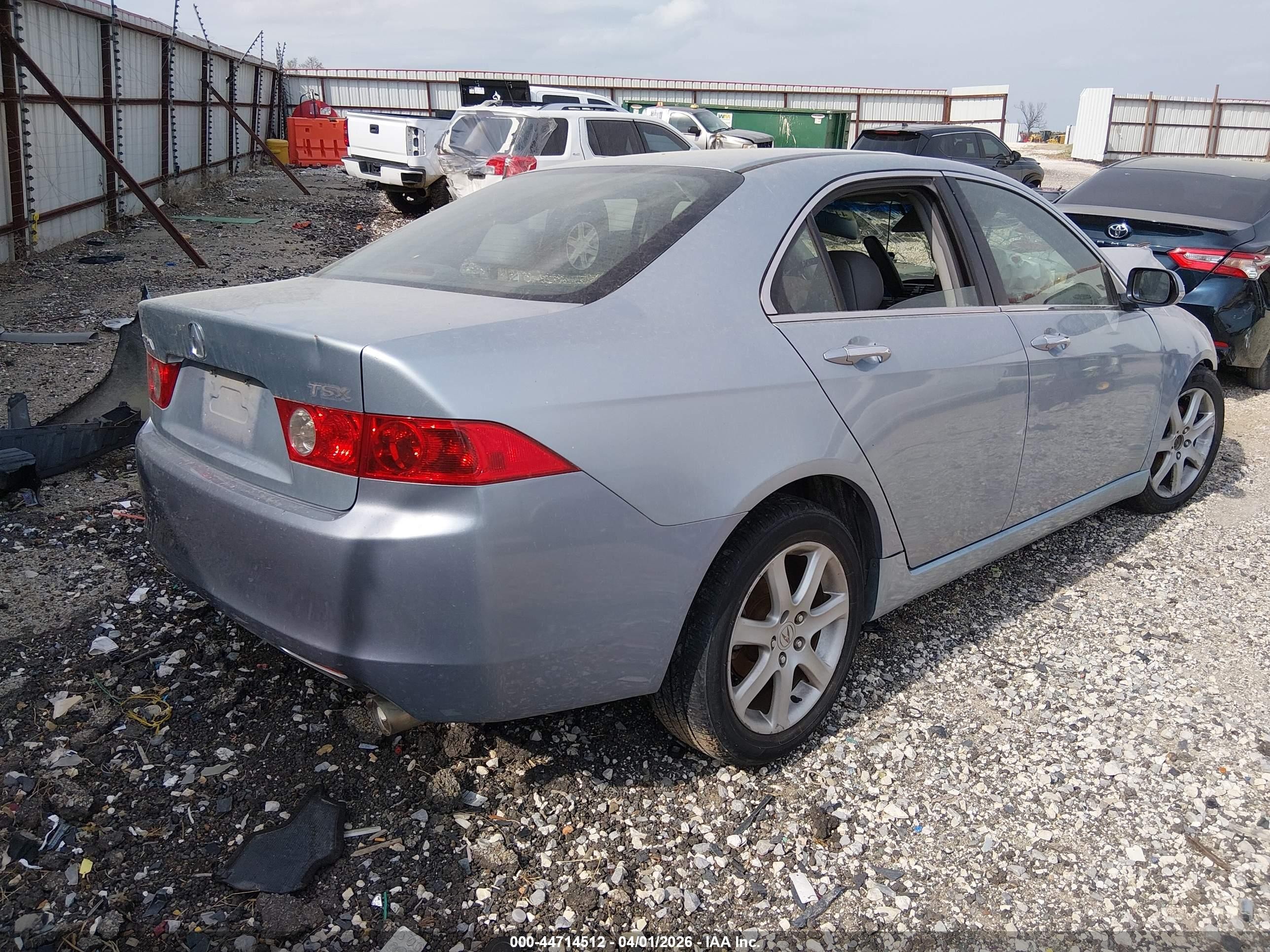 2004 Acura Tsx   Серебряный vin: JH4CL968X4C043916