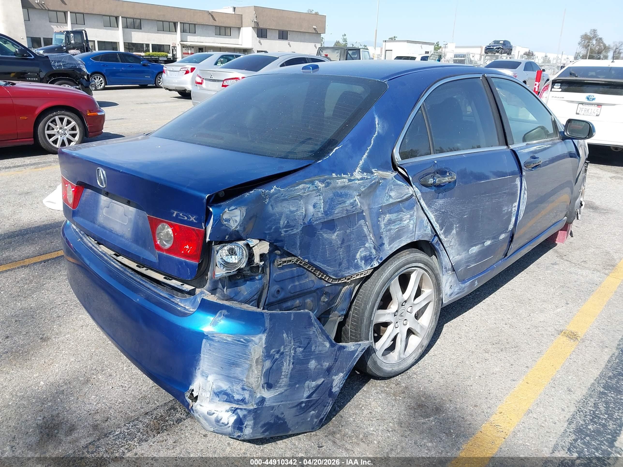 2005 Acura Tsx   Blue vin: JH4CL968X5C000601