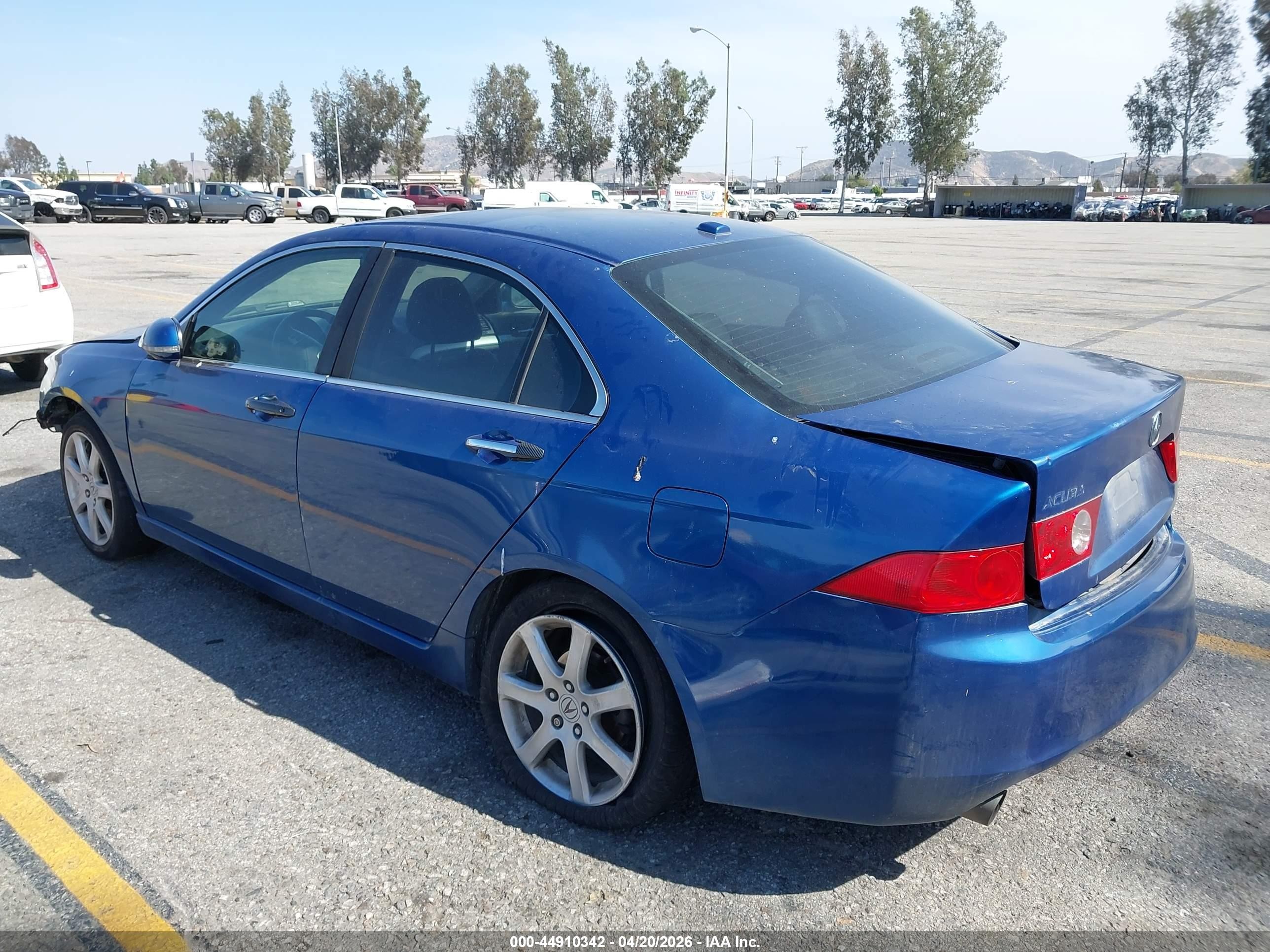 2005 Acura Tsx   Blue vin: JH4CL968X5C000601