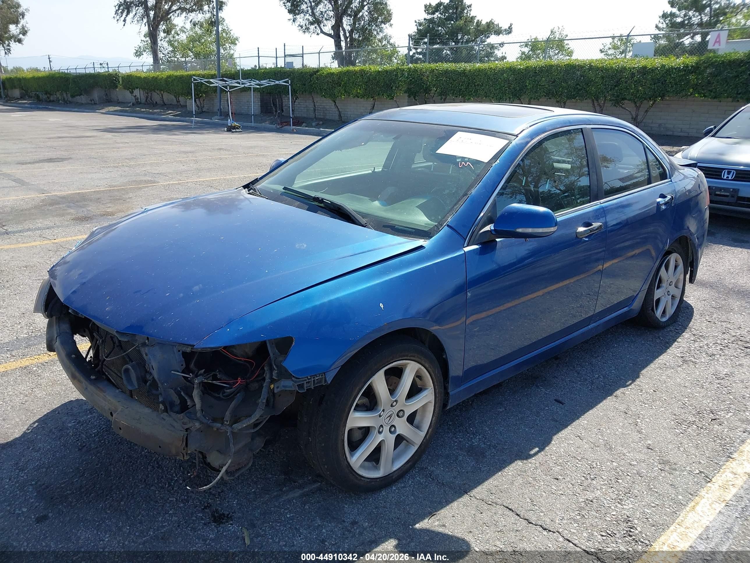 2005 Acura Tsx   Blue vin: JH4CL968X5C000601