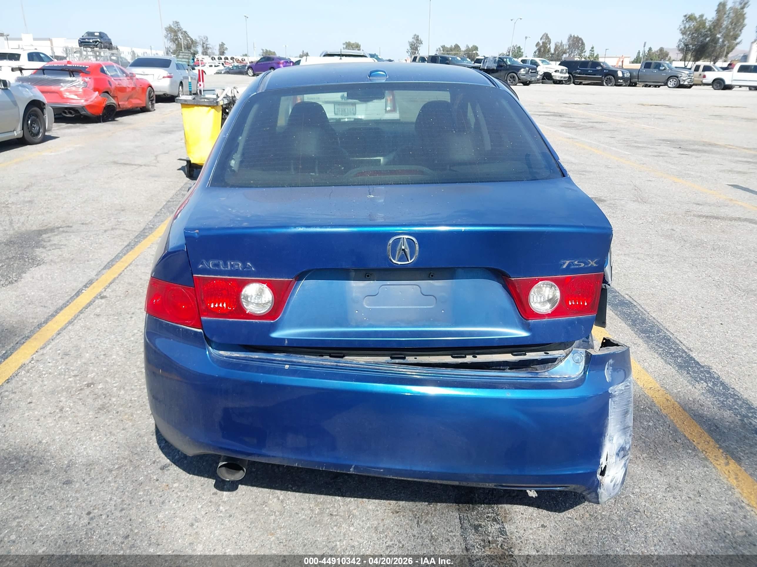 2005 Acura Tsx   Blue vin: JH4CL968X5C000601