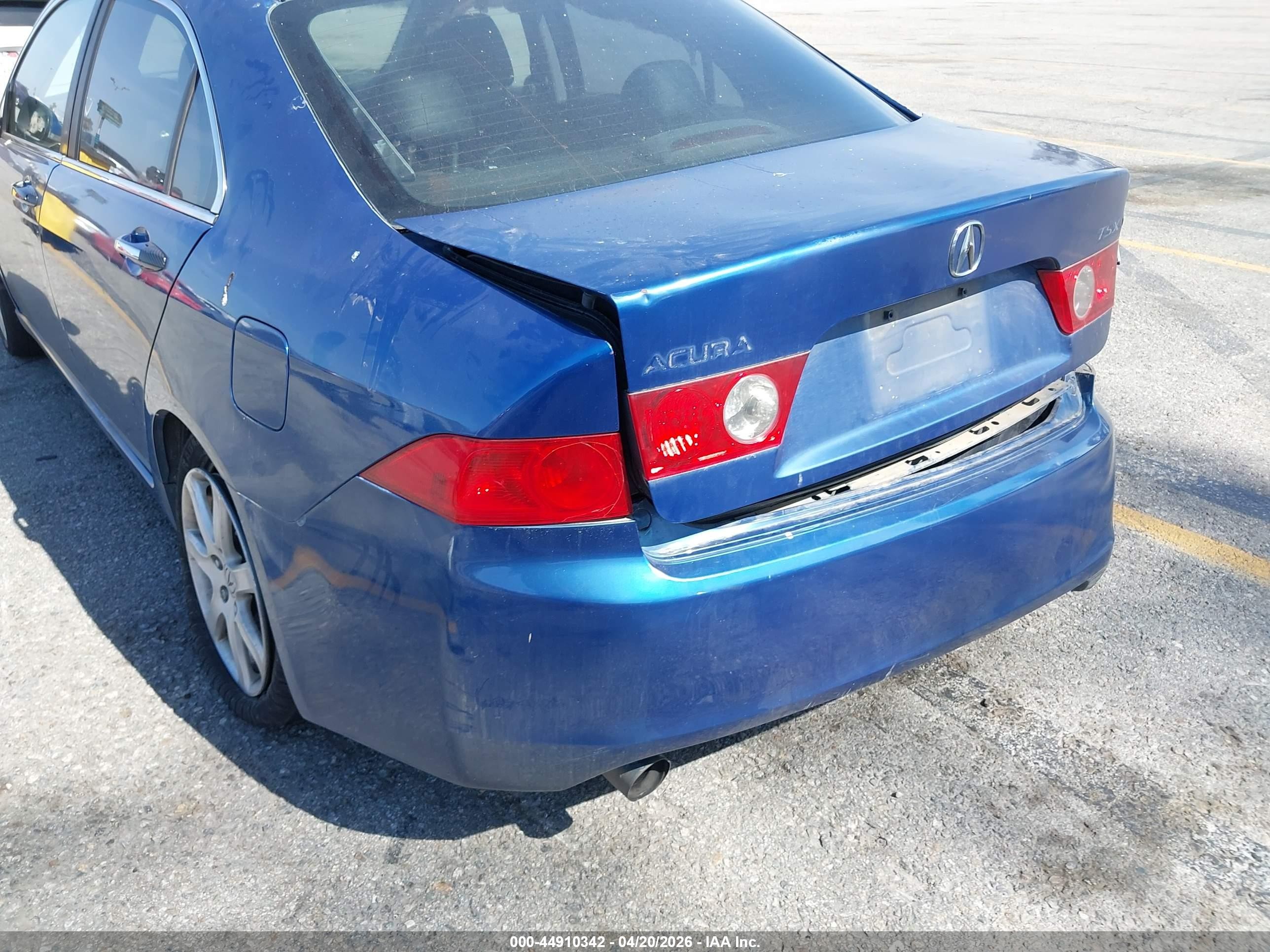2005 Acura Tsx   Blue vin: JH4CL968X5C000601