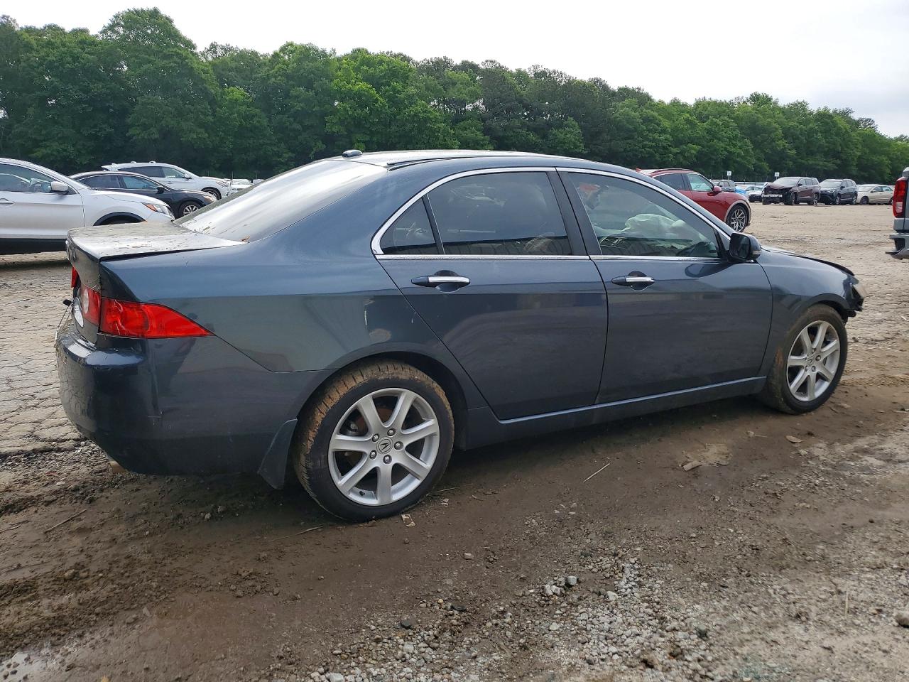 2005 Acura Tsx Gray vin: JH4CL968X5C023313