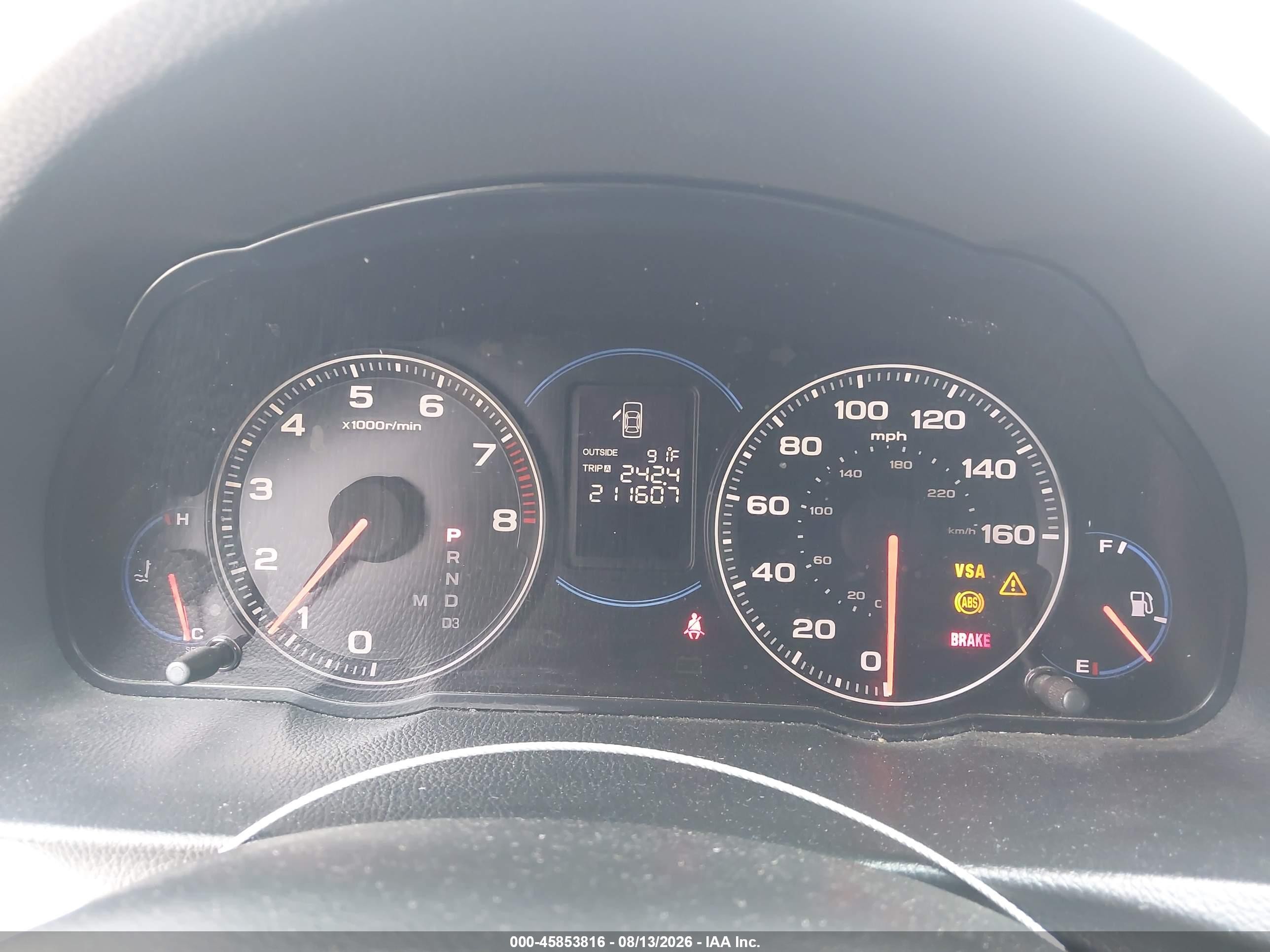 2005 Acura Tsx   Черный vin: JH4CL968X5C033226