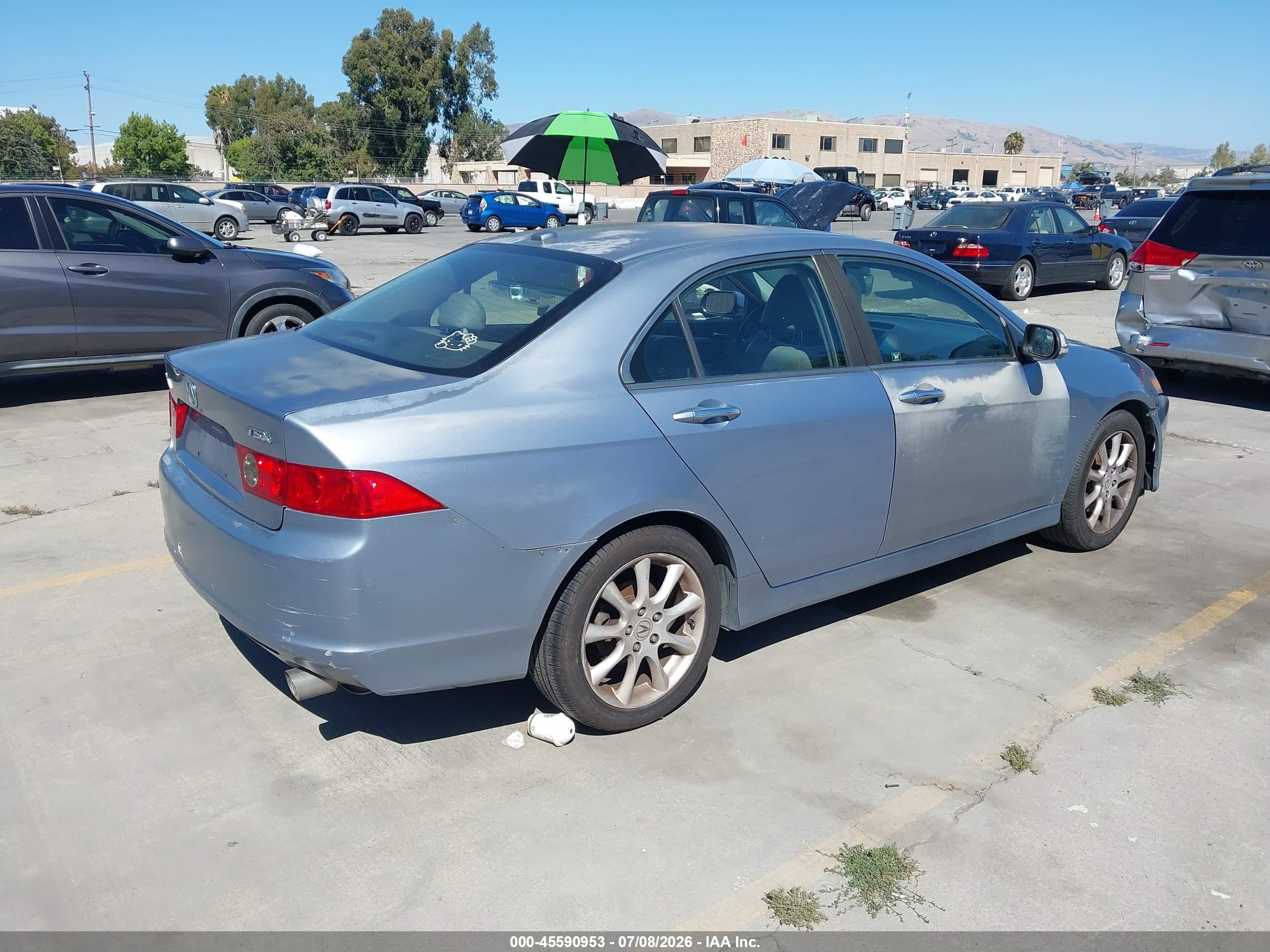 2006 Acura Tsx   Silver vin: JH4CL968X6C000793