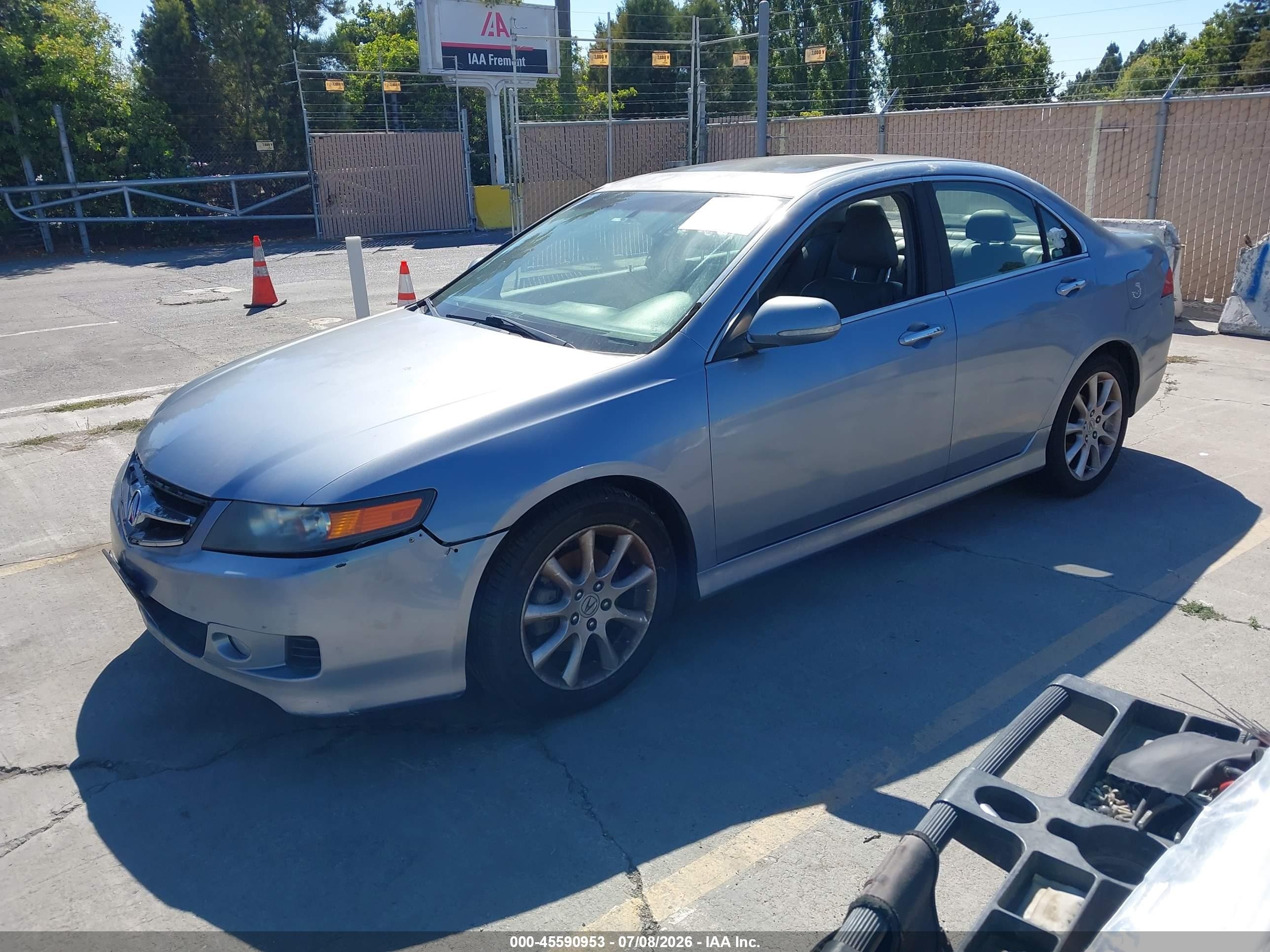 2006 Acura Tsx   Silver vin: JH4CL968X6C000793