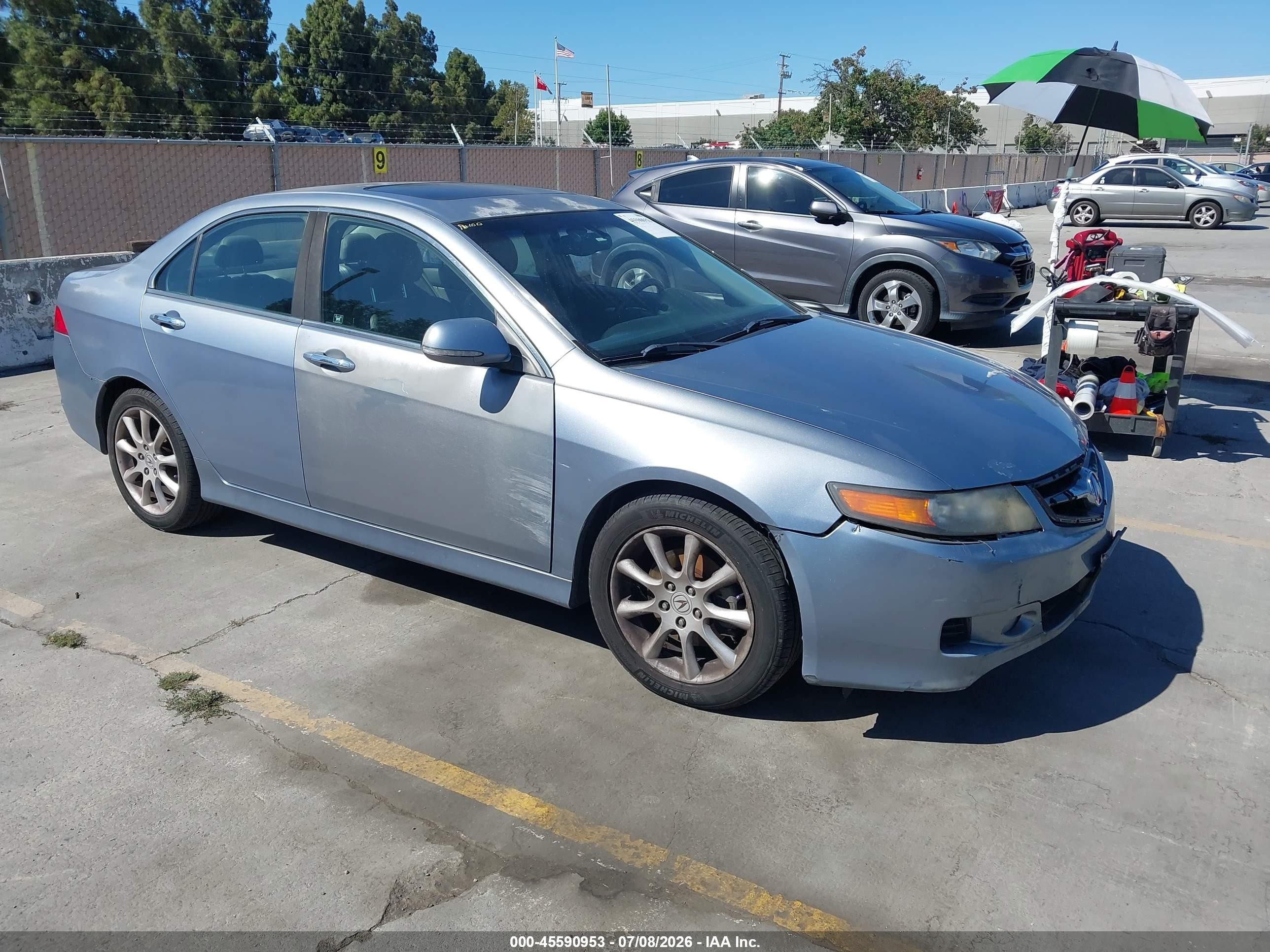 2006 Acura Tsx   Silver vin: JH4CL968X6C000793