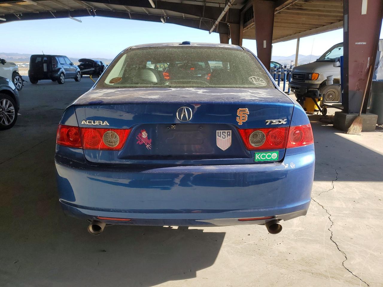 2006 Acura Tsx Blue vin: JH4CL968X6C007288