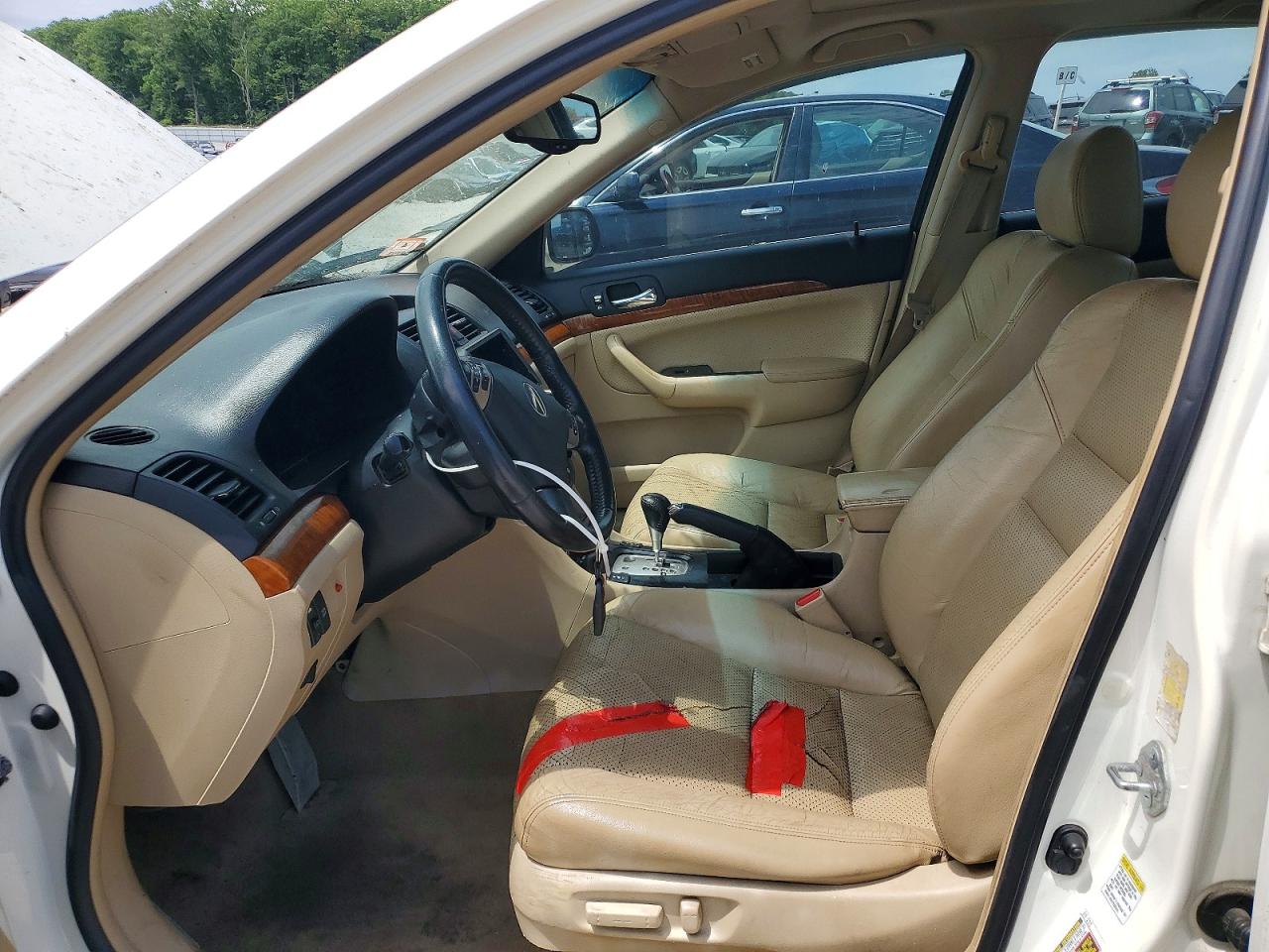 2006 Acura Tsx White vin: JH4CL968X6C009929