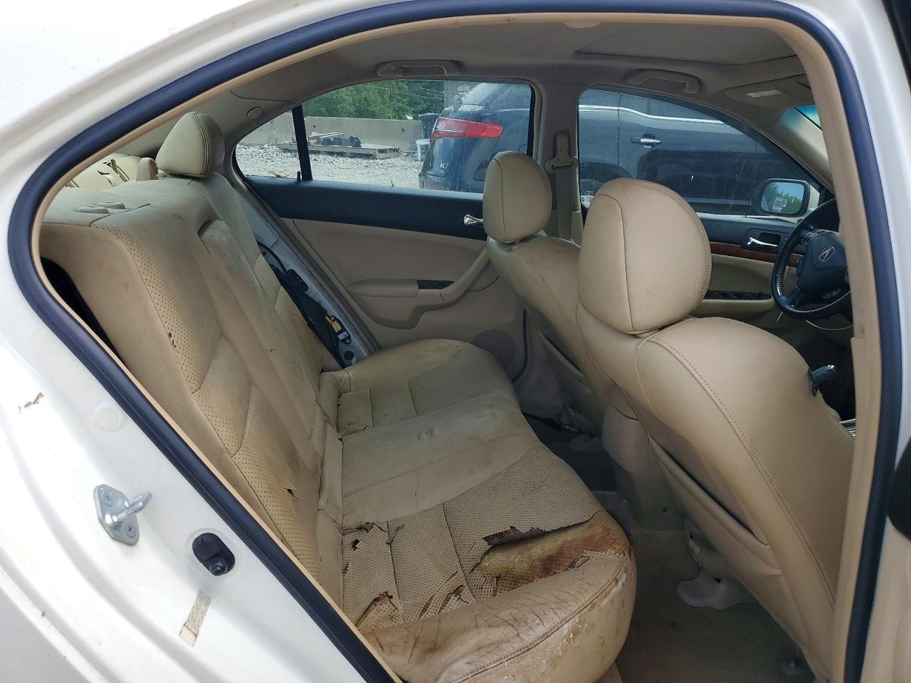 2006 Acura Tsx White vin: JH4CL968X6C009929