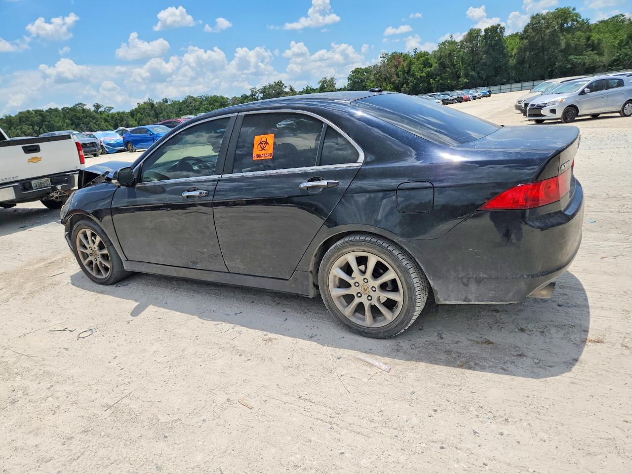 2006 Acura Tsx Black vin: JH4CL968X6C014242